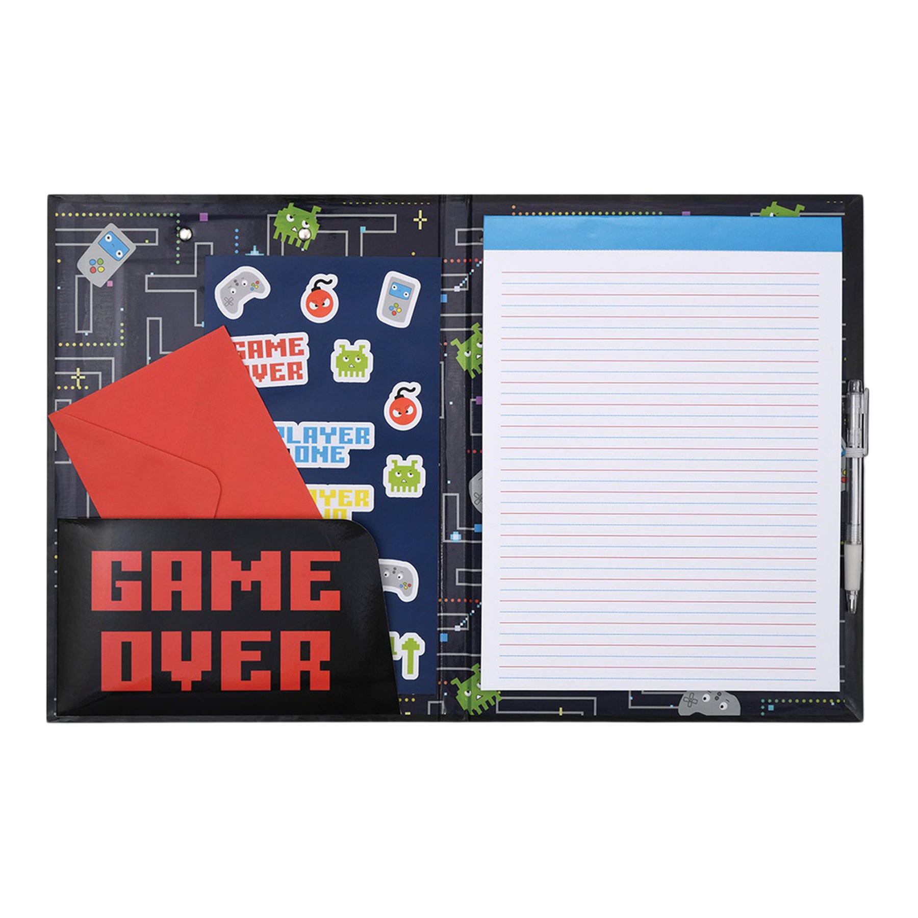 Gamer Glitch Clipboard Set