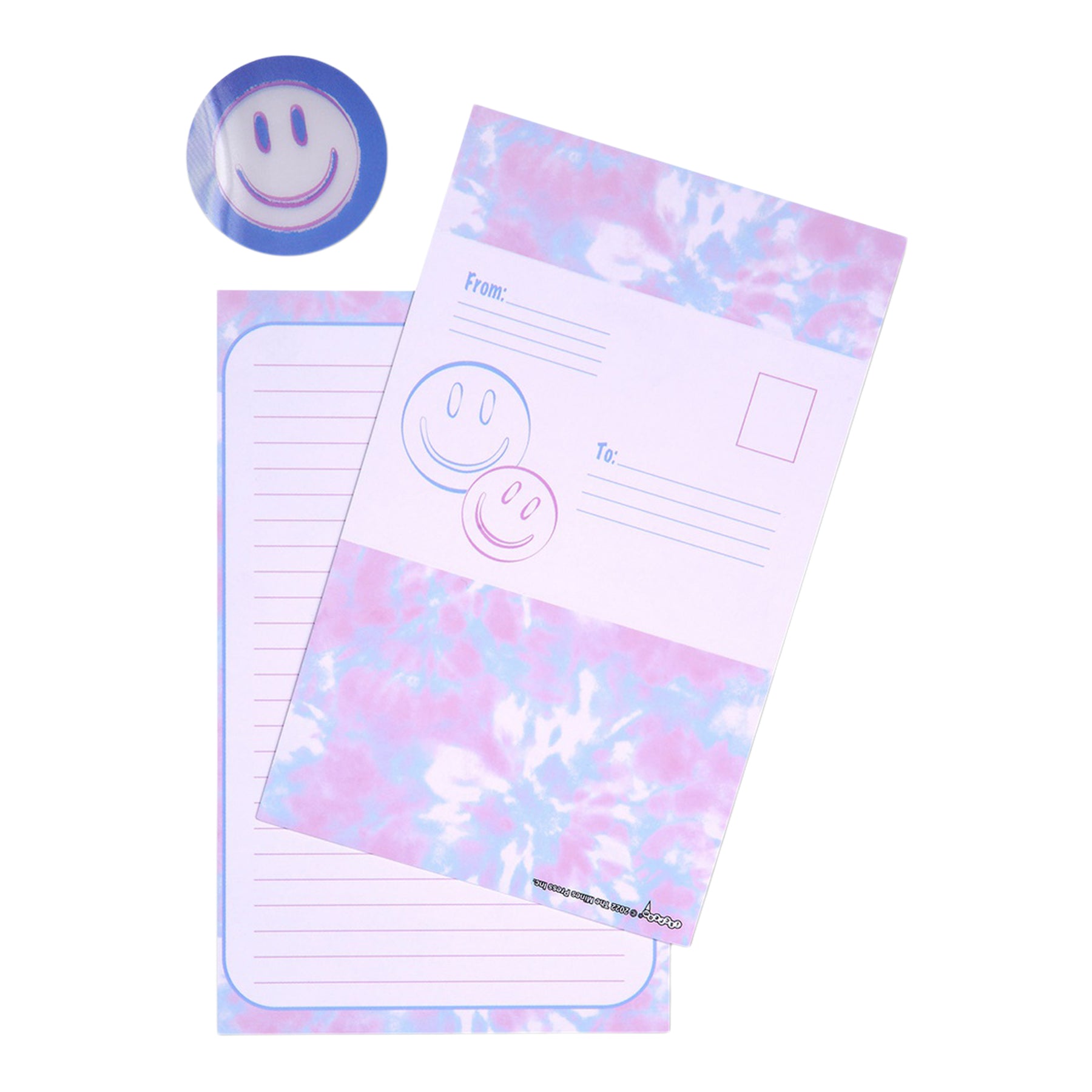 Tie Dye Smilies FoldOver