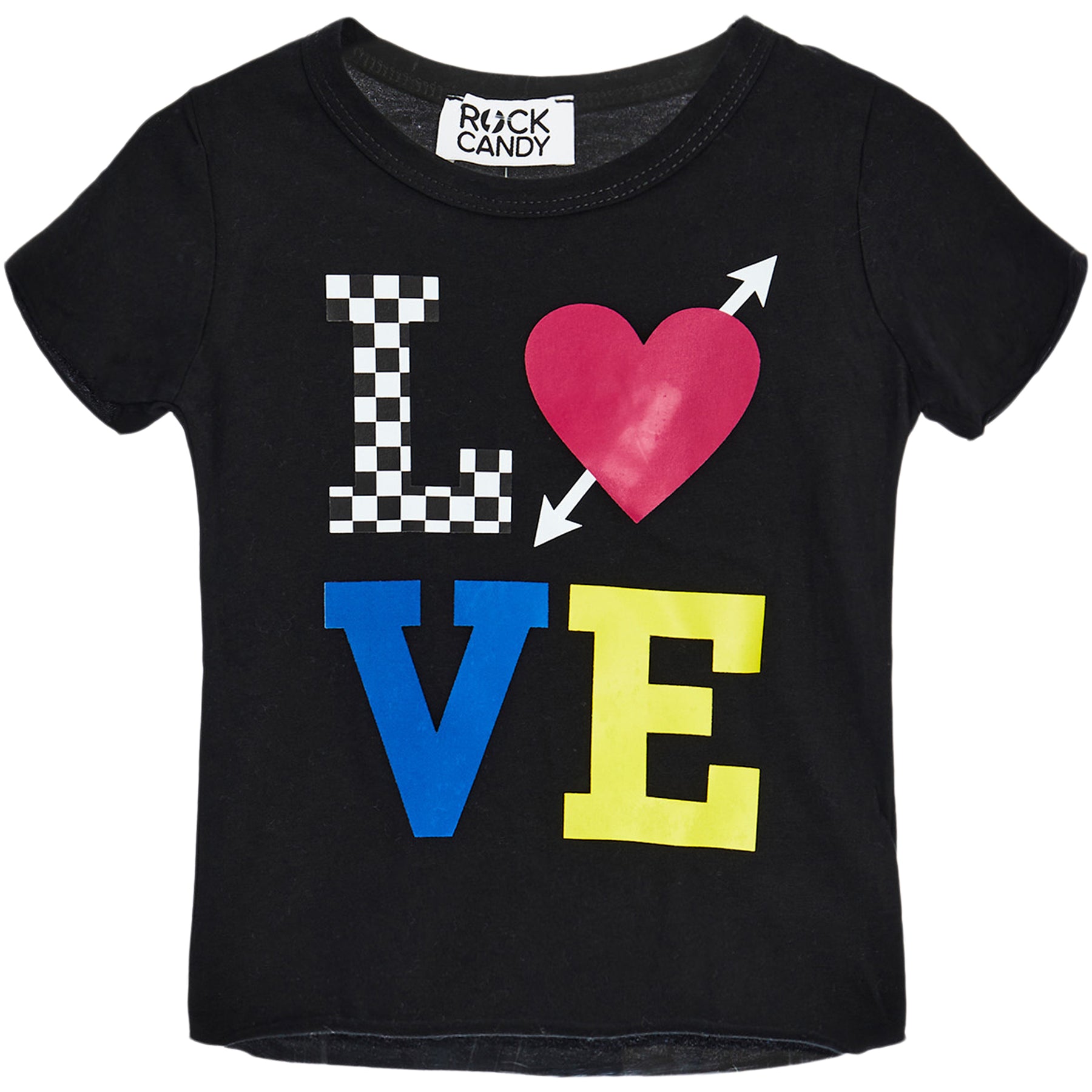 Checker Love Tee