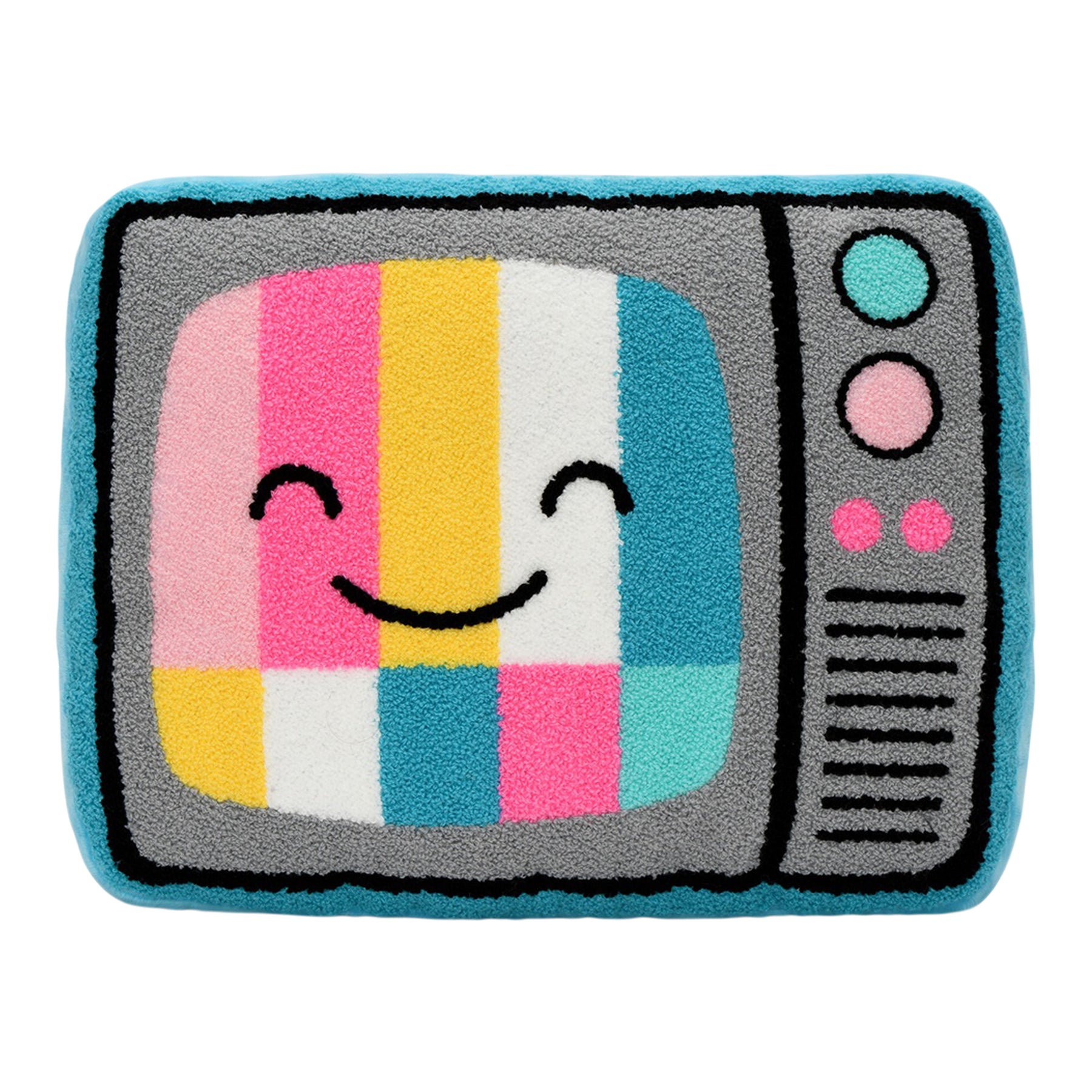 Retro Tele Chenille Pillow