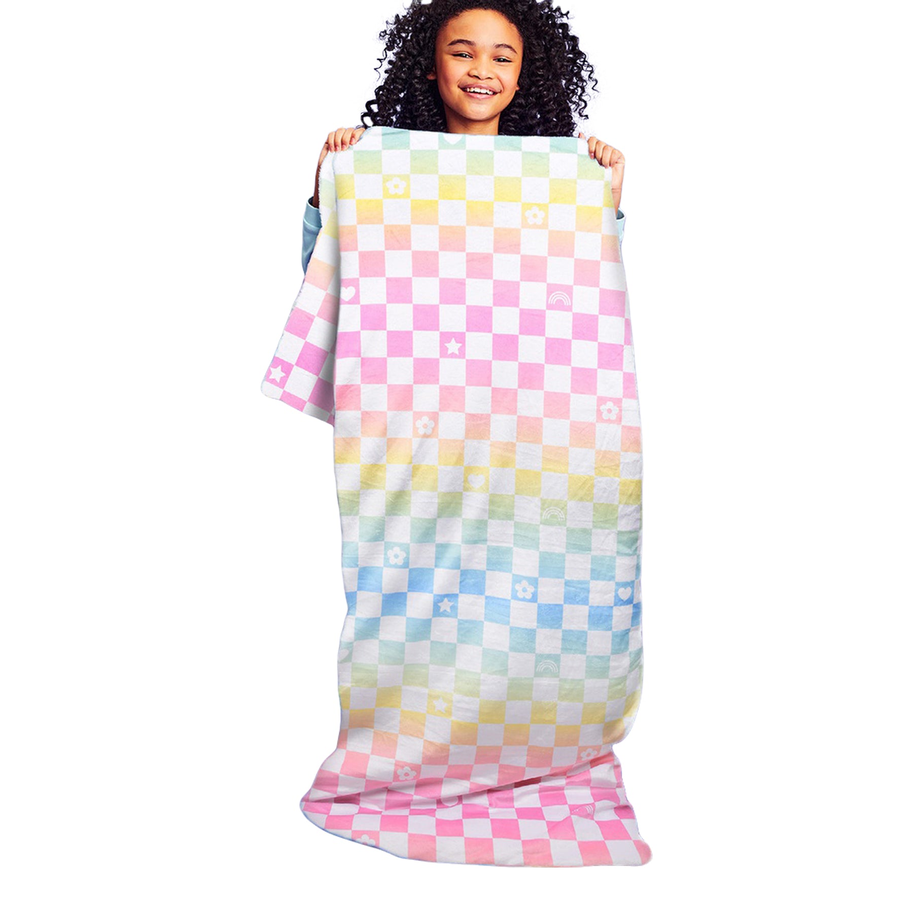 Ombre Checkerboard Blanket