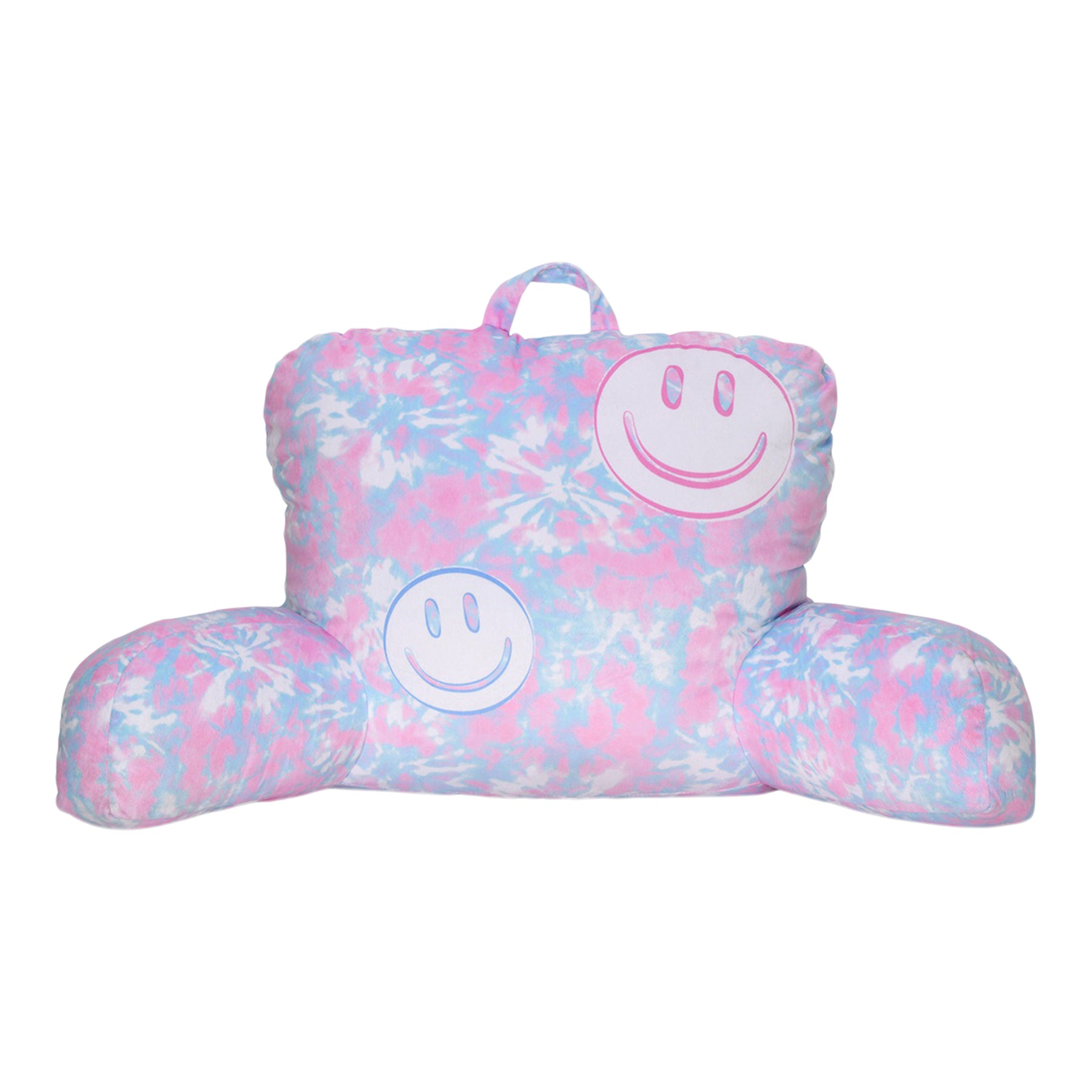 Tie Dye Smilies Lounge Pillow