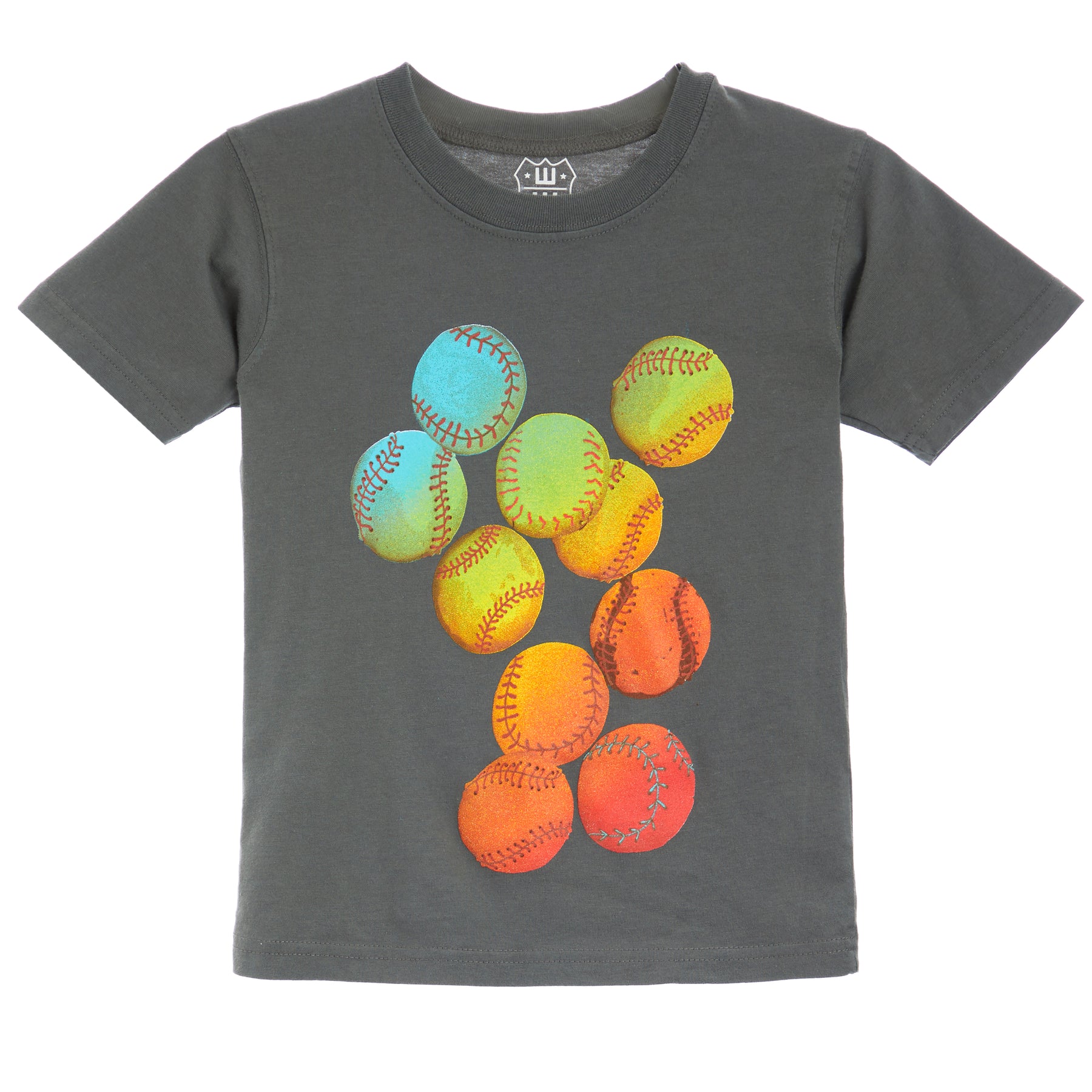 Ombre Baseballs S/S Tee