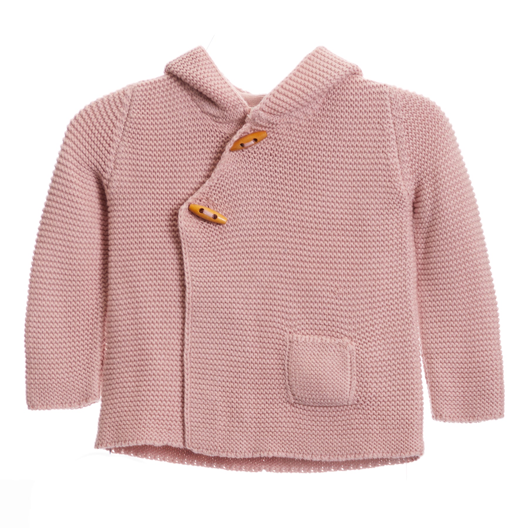 Hooded Sweater with Buttons