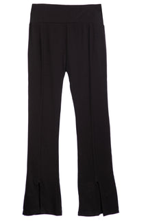 Yummy Slit Front Flared Legging