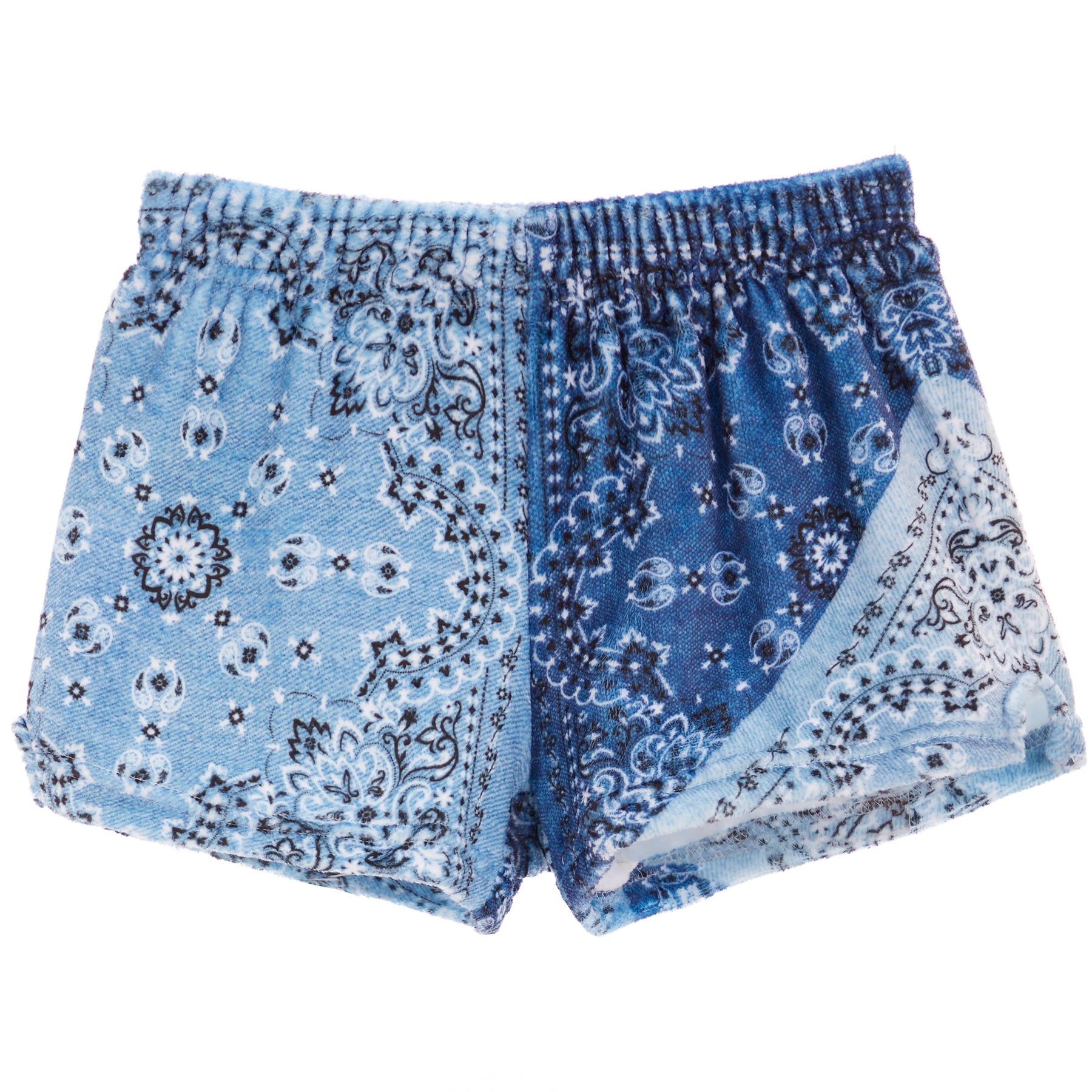 Bandana Plush Shorts