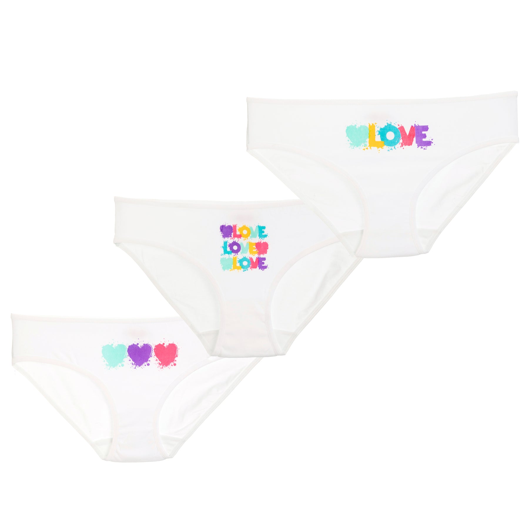 Stitched Heart Bikini 3 Pack