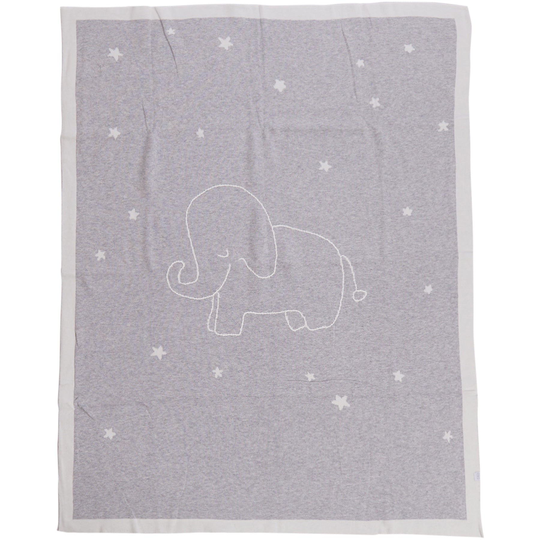 Hand Embroidered Elephant Blanket