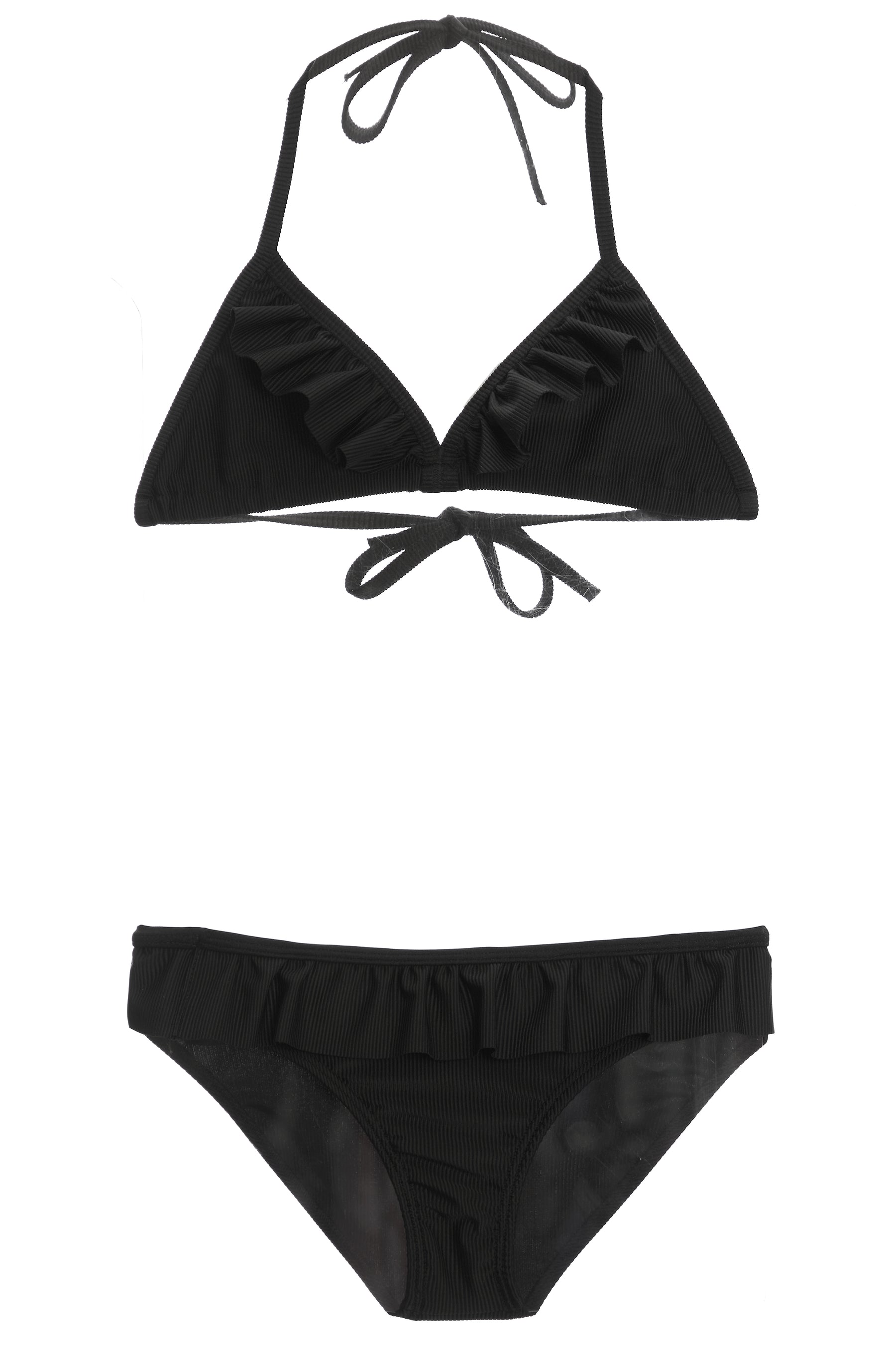 Rib Ruffle Bikini