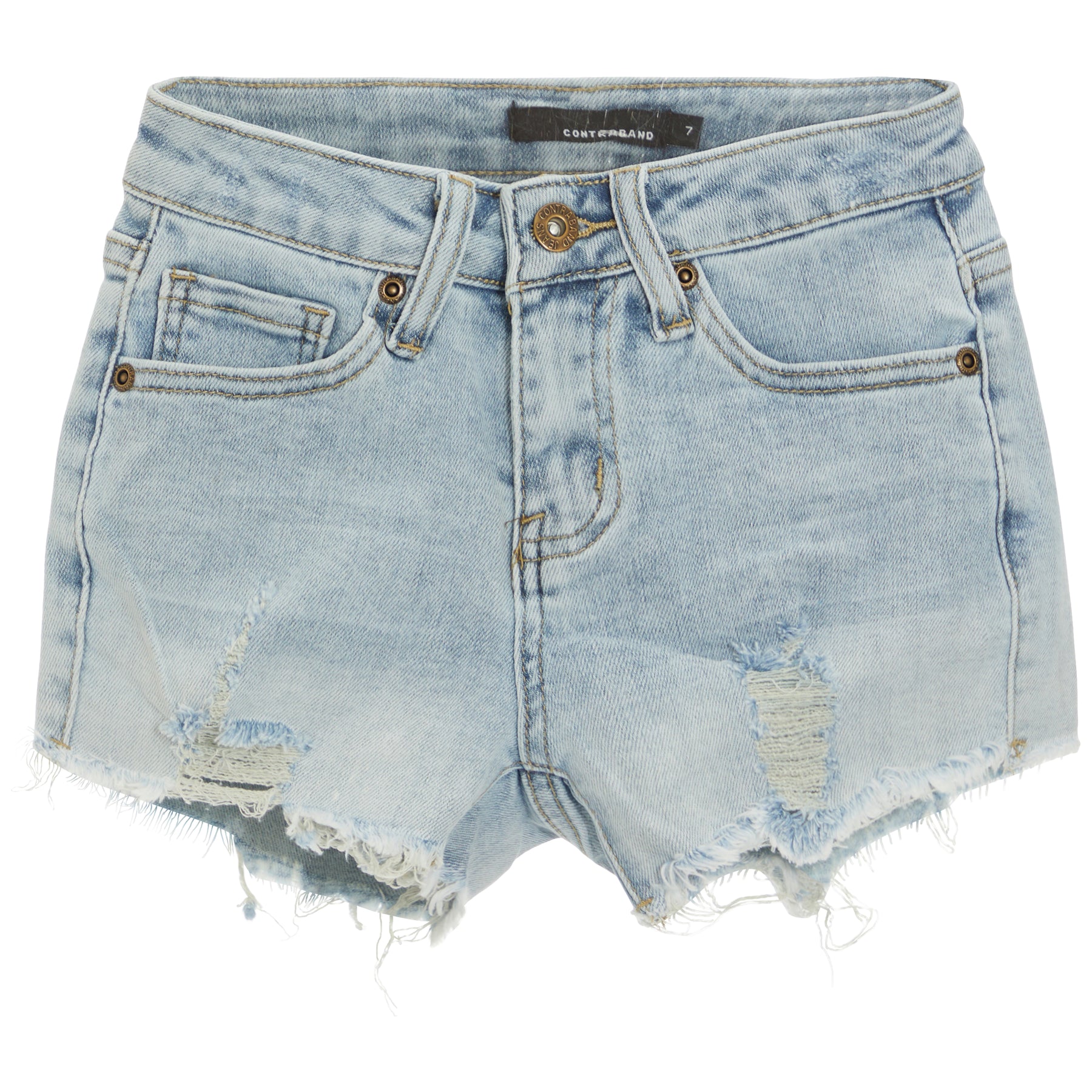 Light Ombre Denim Short