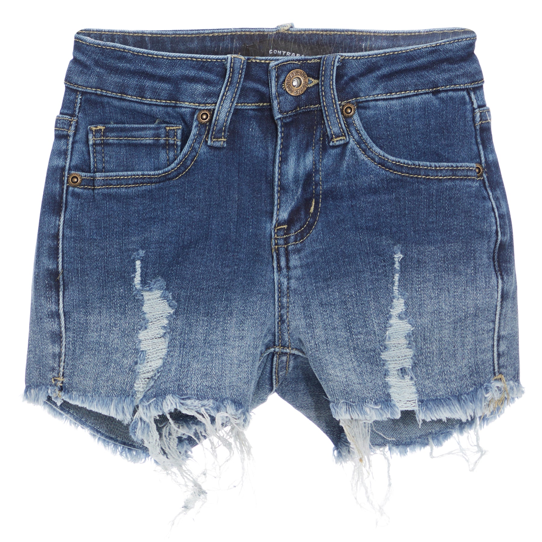 Dark Ombre Denim Short