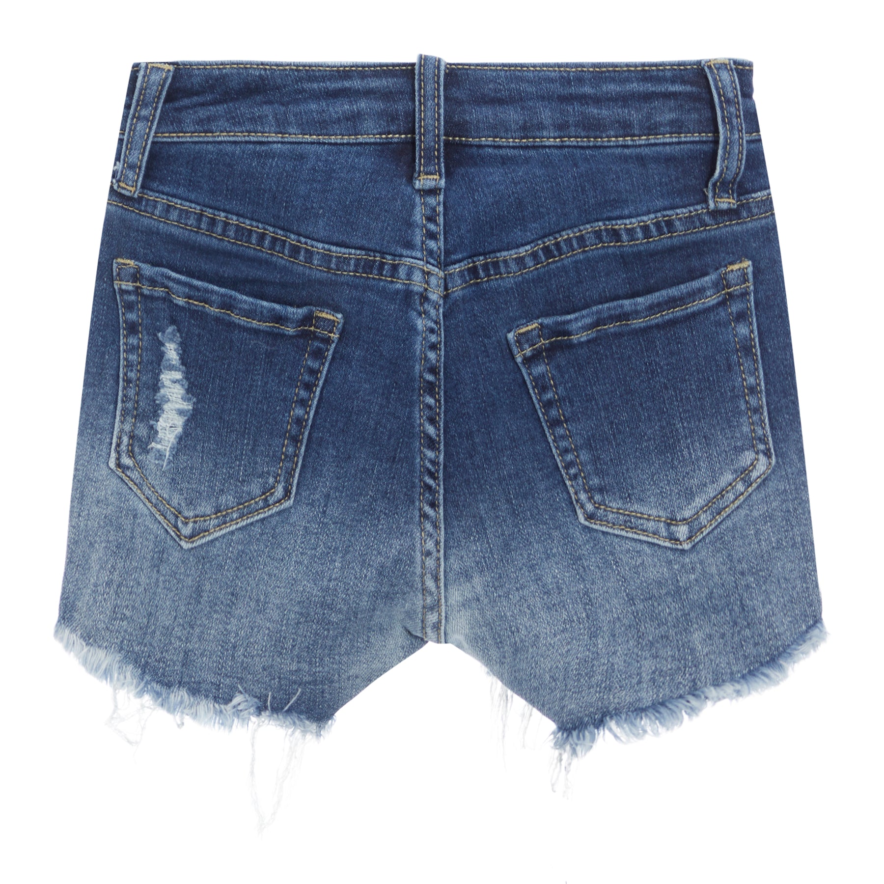 Dark Ombre Denim Short