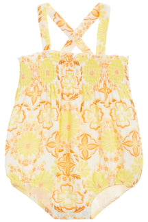 Smocked Sunsuit- Garden Surf Floral