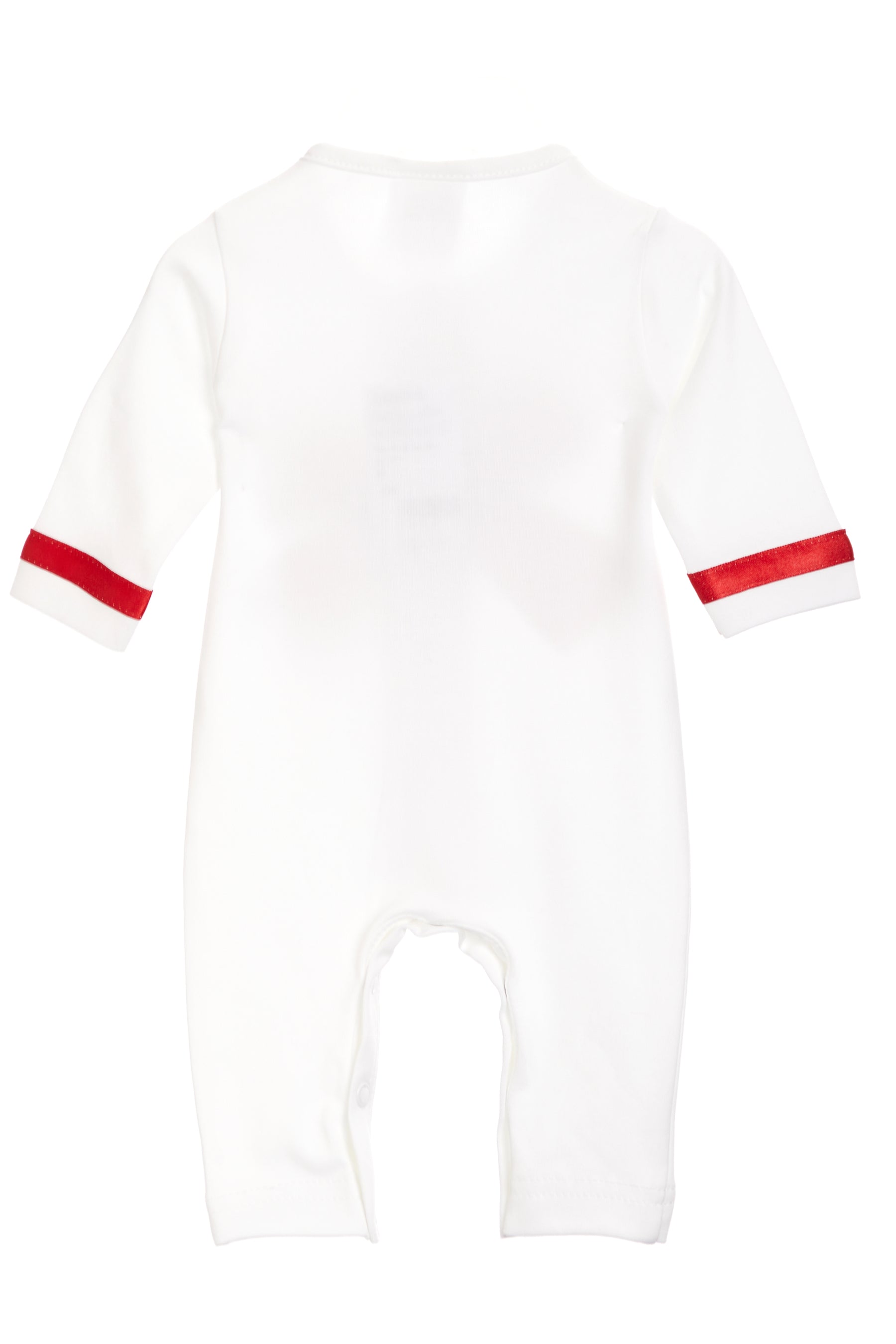 Coverall with Red Bow