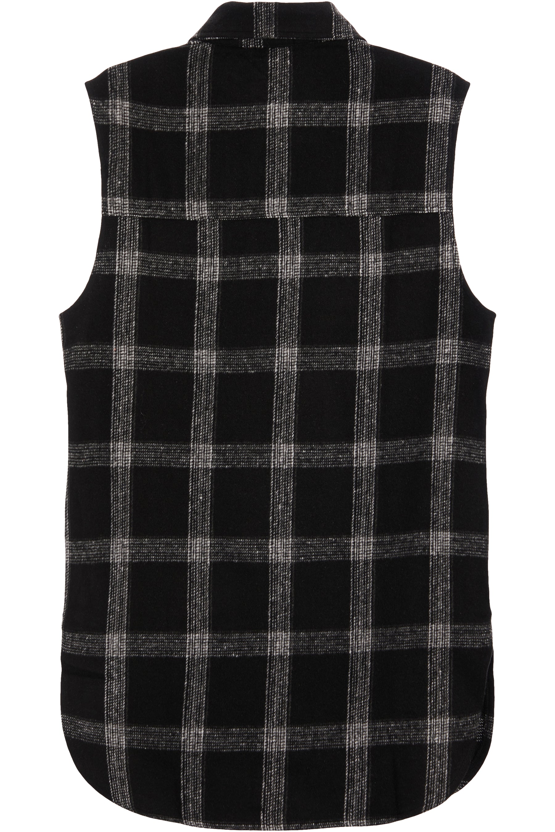 Long Plaid Vest