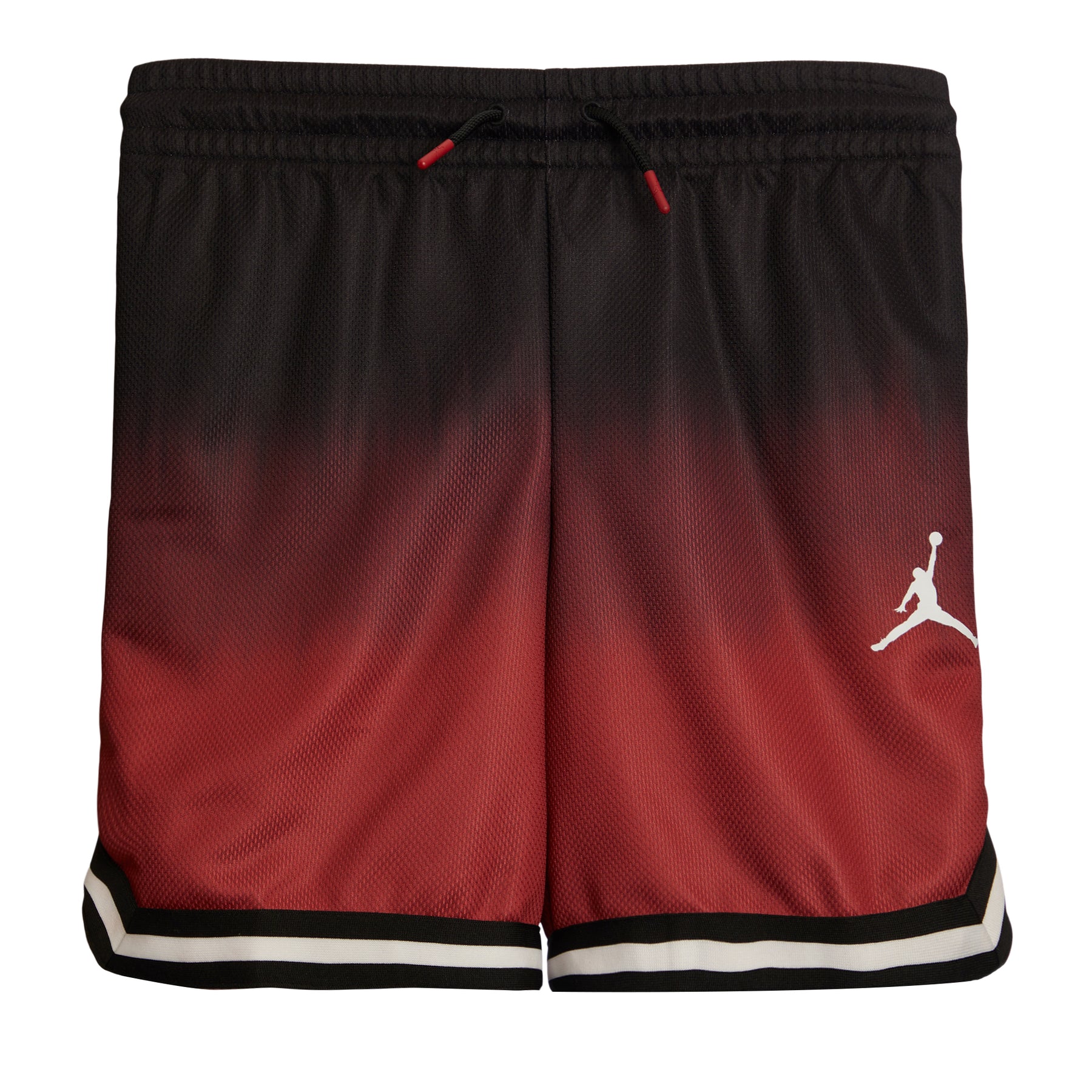 Ombre Mesh Short Gym Red