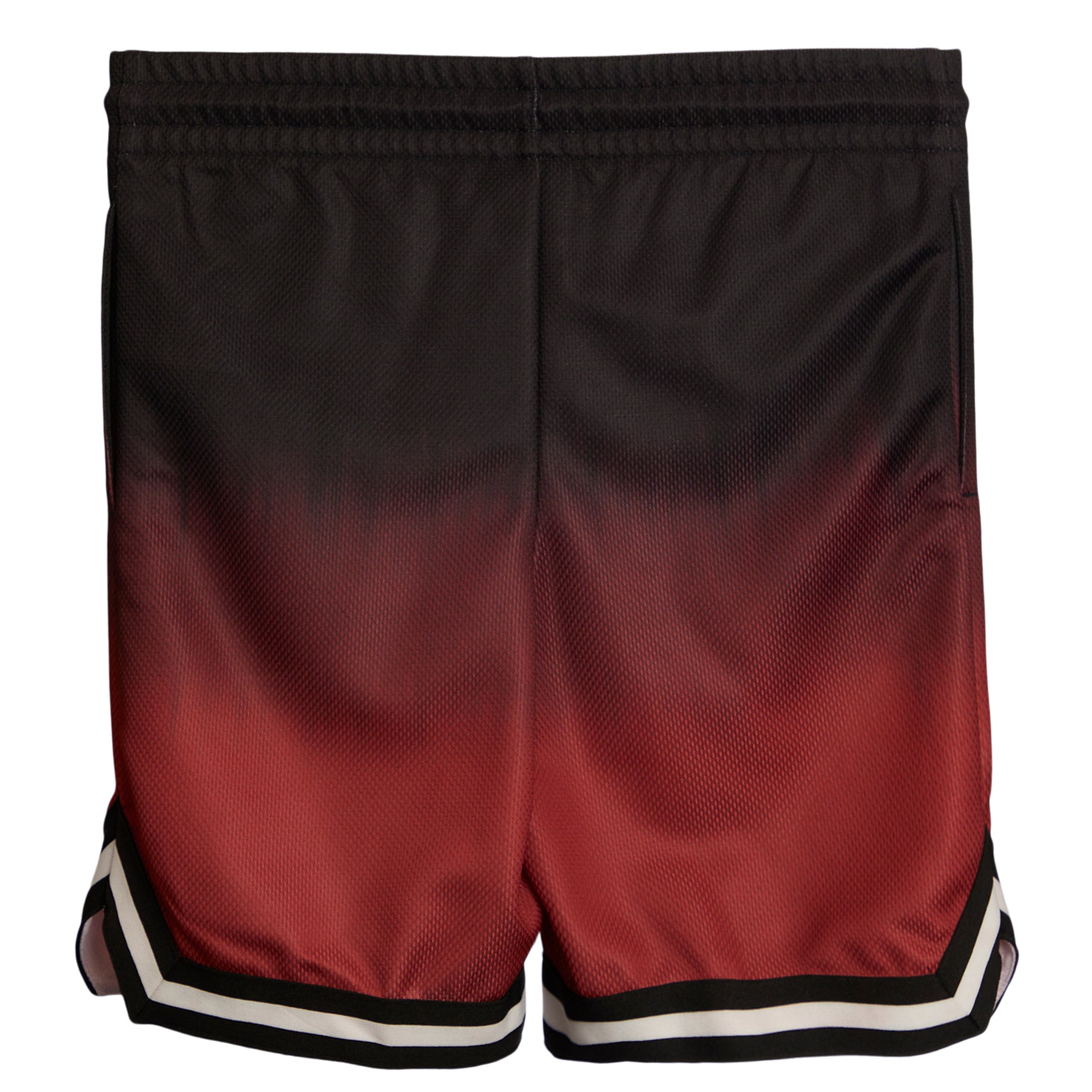 Ombre Mesh Short Gym Red