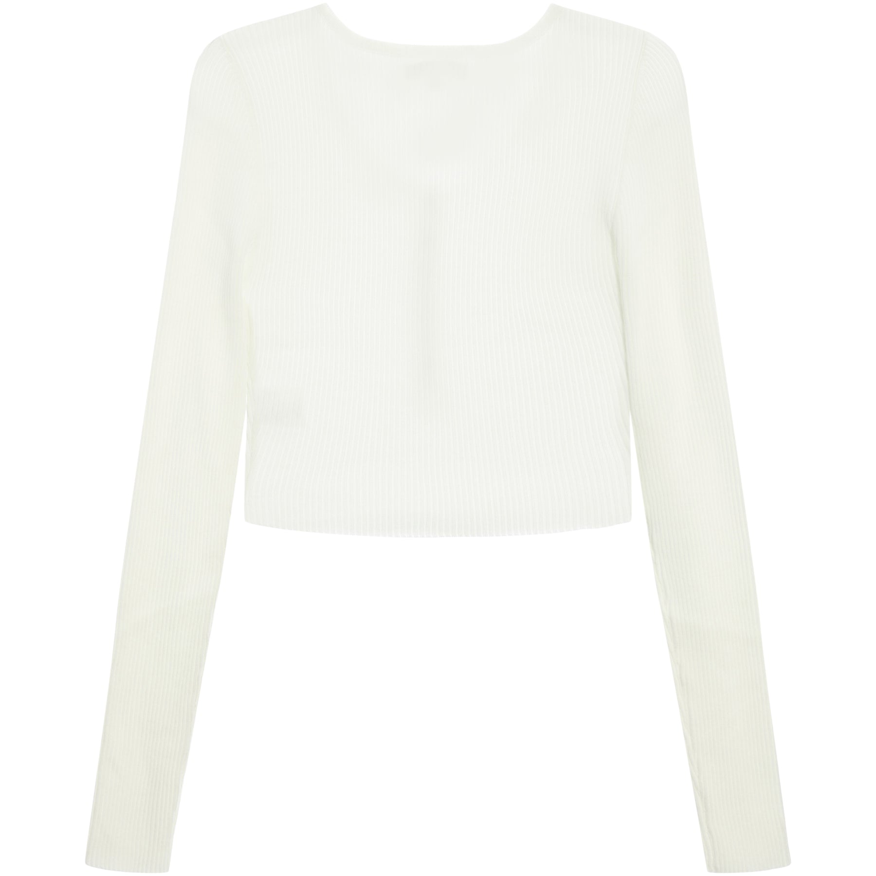 Cropped Knit Henley