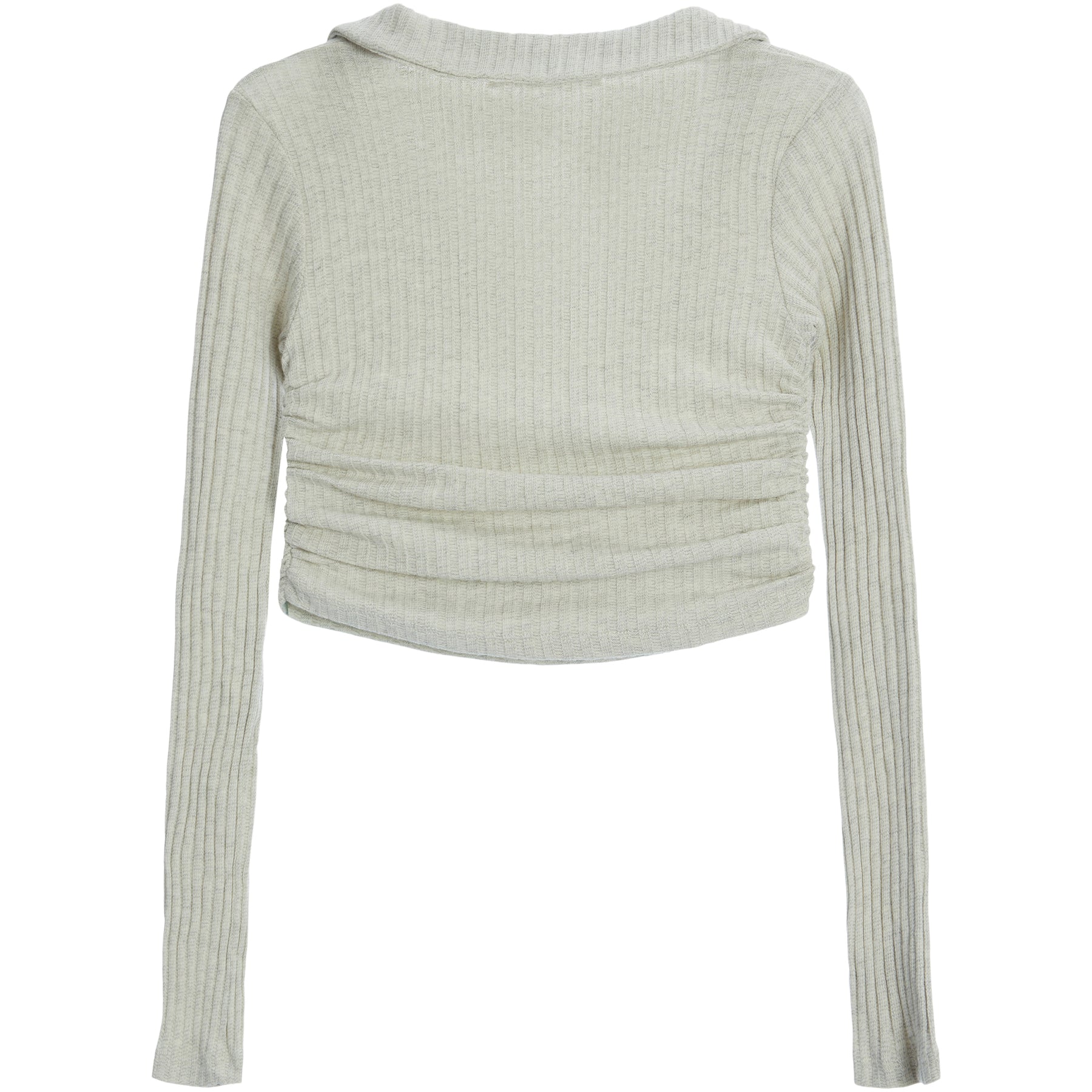 Real Deal Collared Rib Long Sleeve