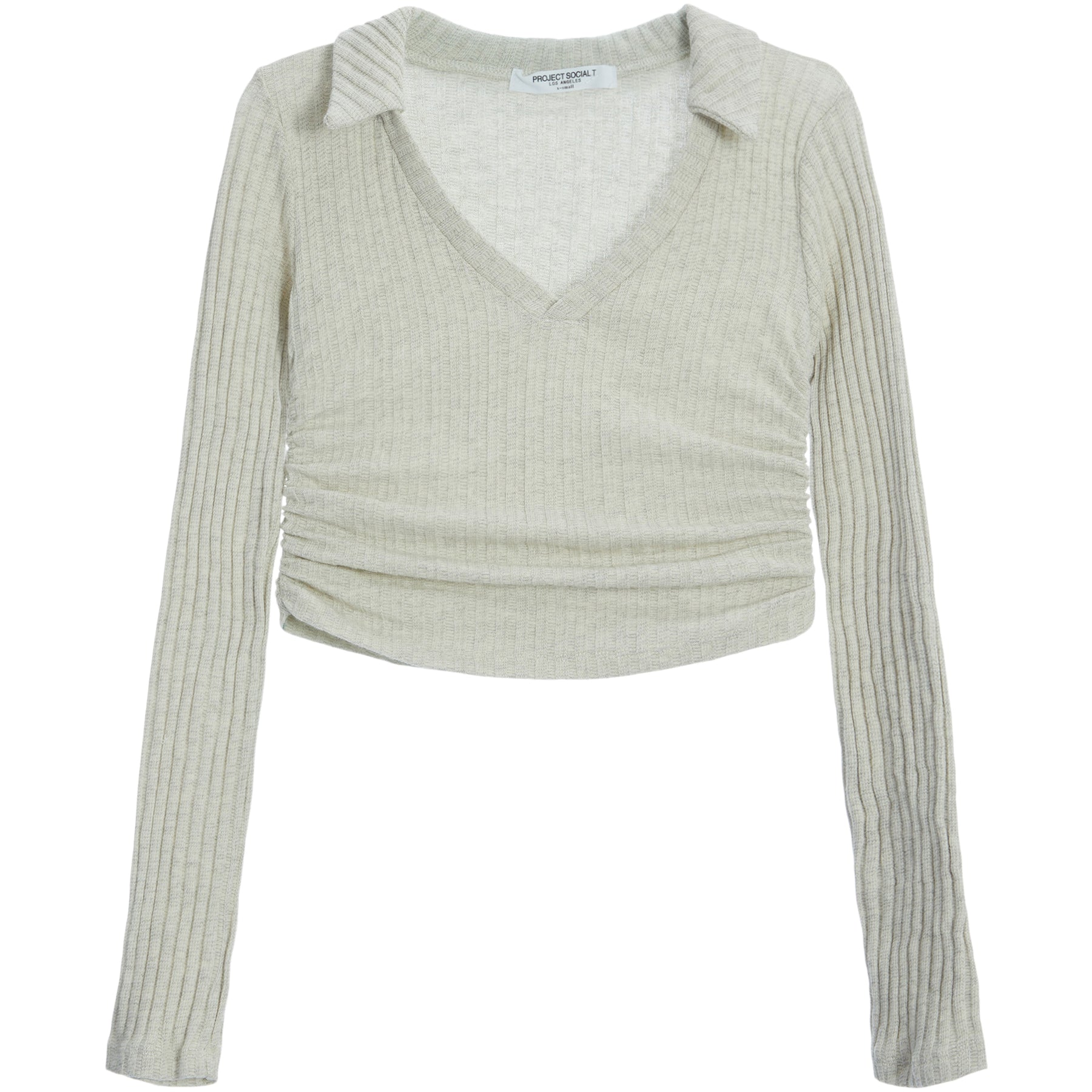 Real Deal Collared Rib Long Sleeve
