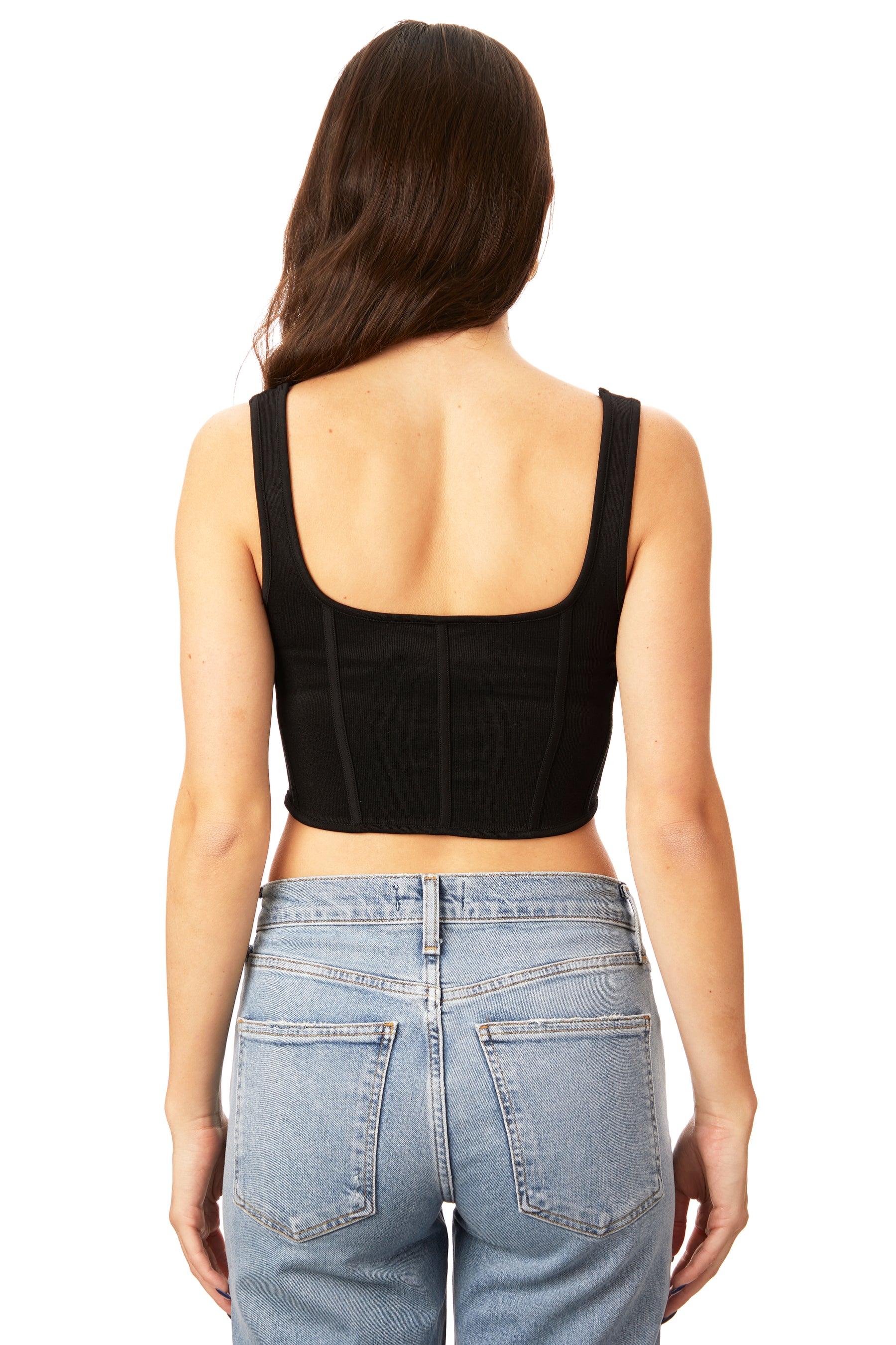 Ribbed Corset Top