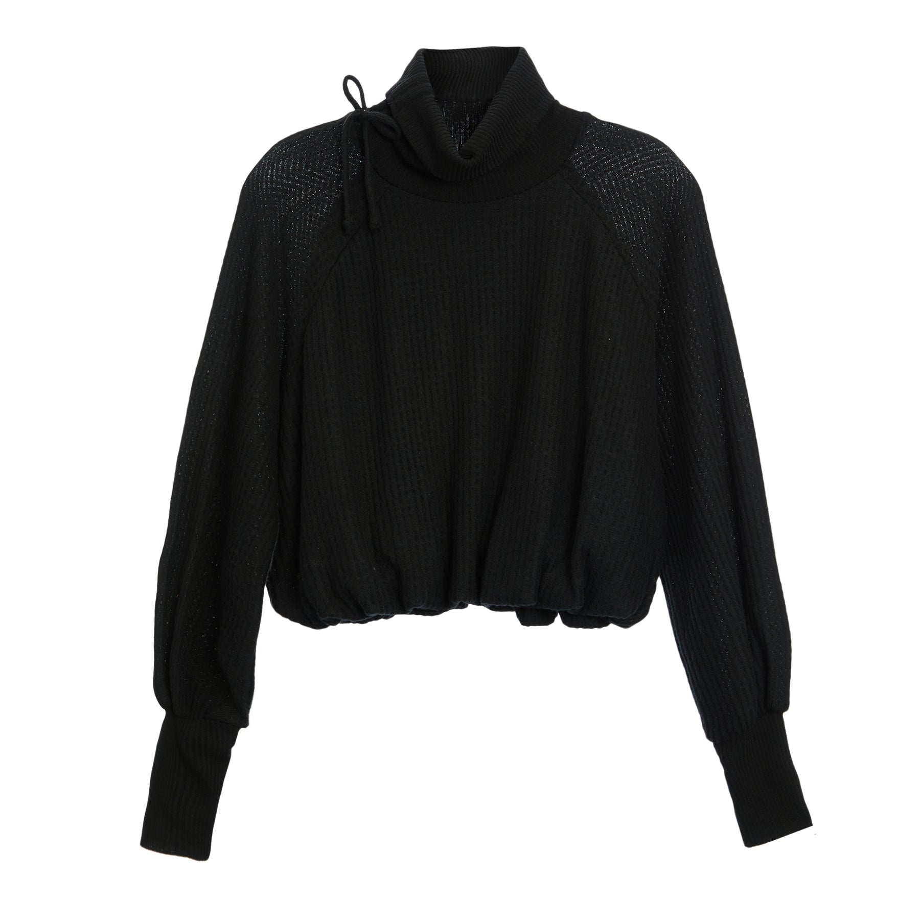 Cici Ruched Turtleneck Cozy Thermal