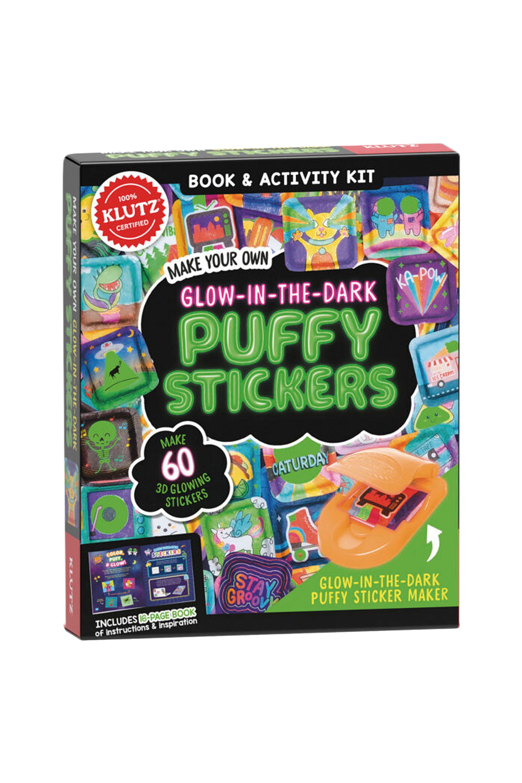 Make Your Own Glow In Dark Puffy Stickers