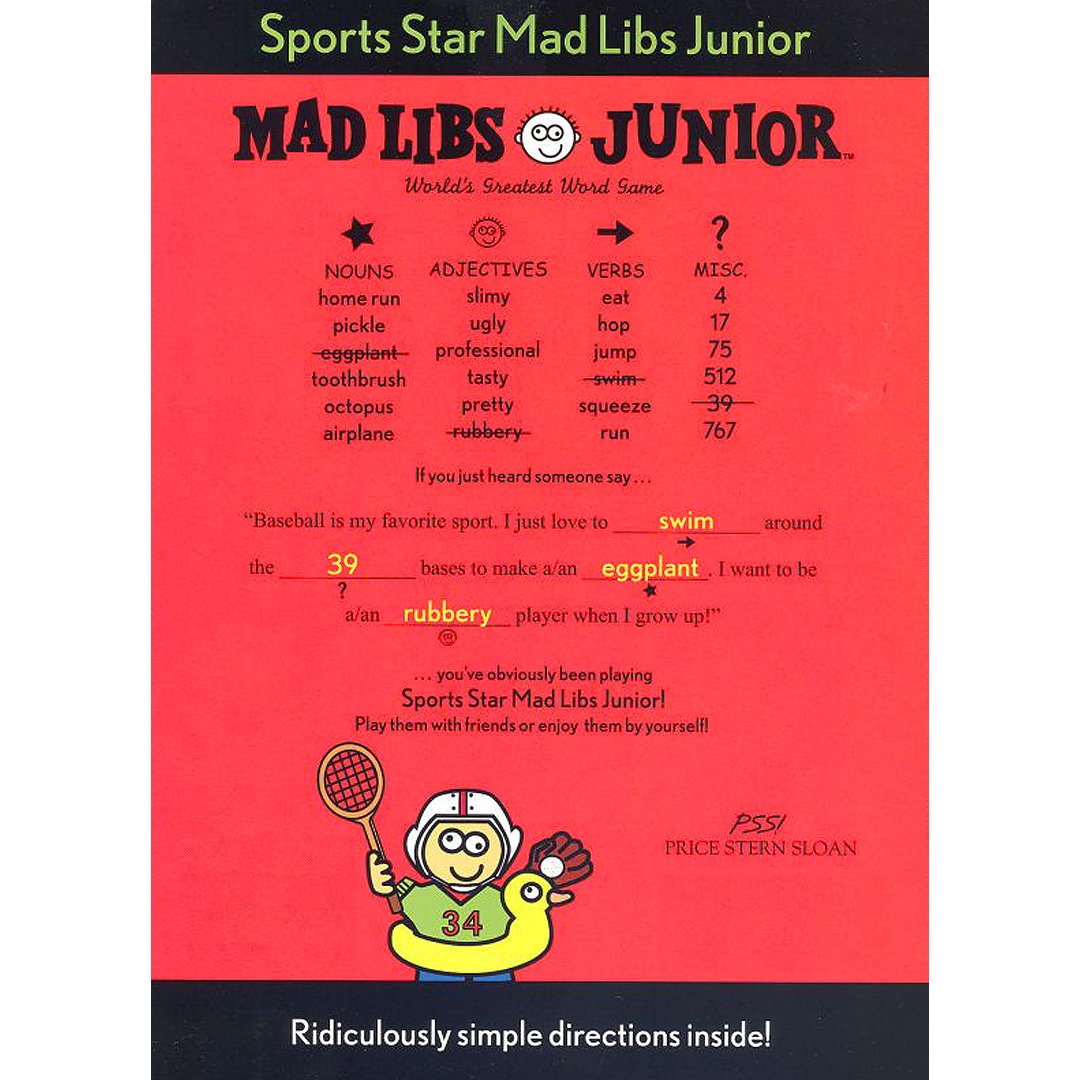 Sports Mad Libs