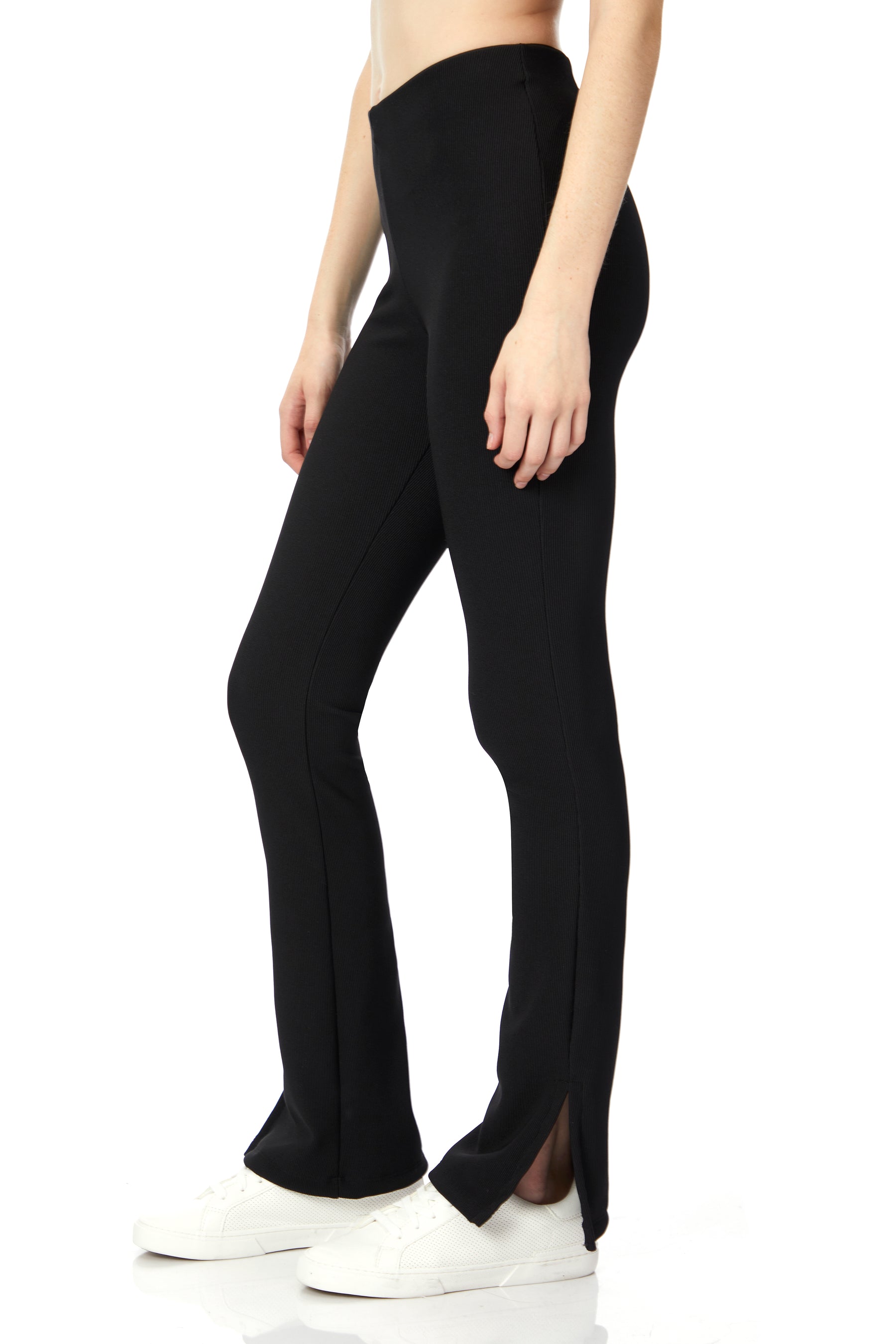 Roxy Side Slit Flared Pant