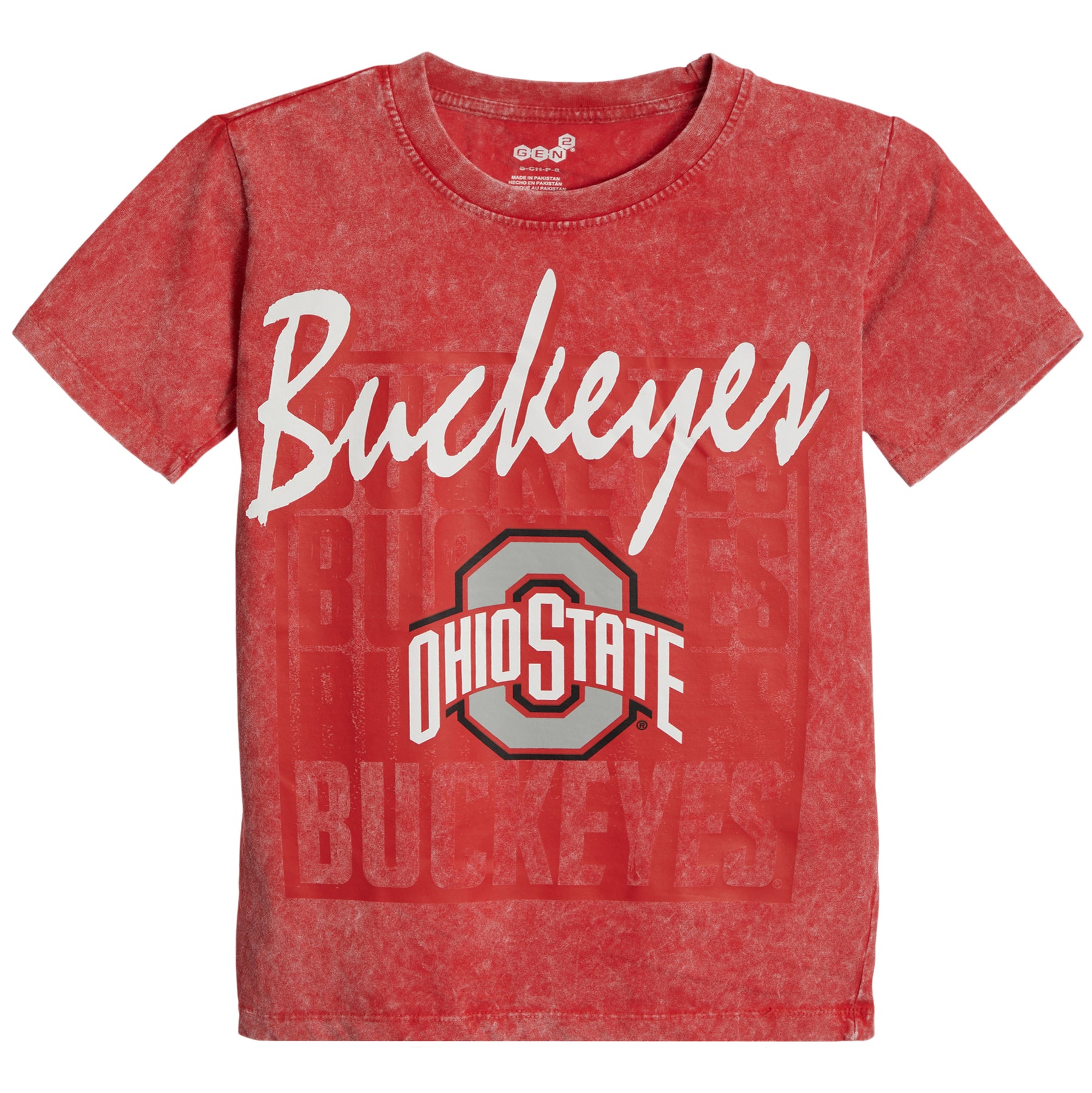 Ohio State Headliner Mineral Wash Short Sleeve
