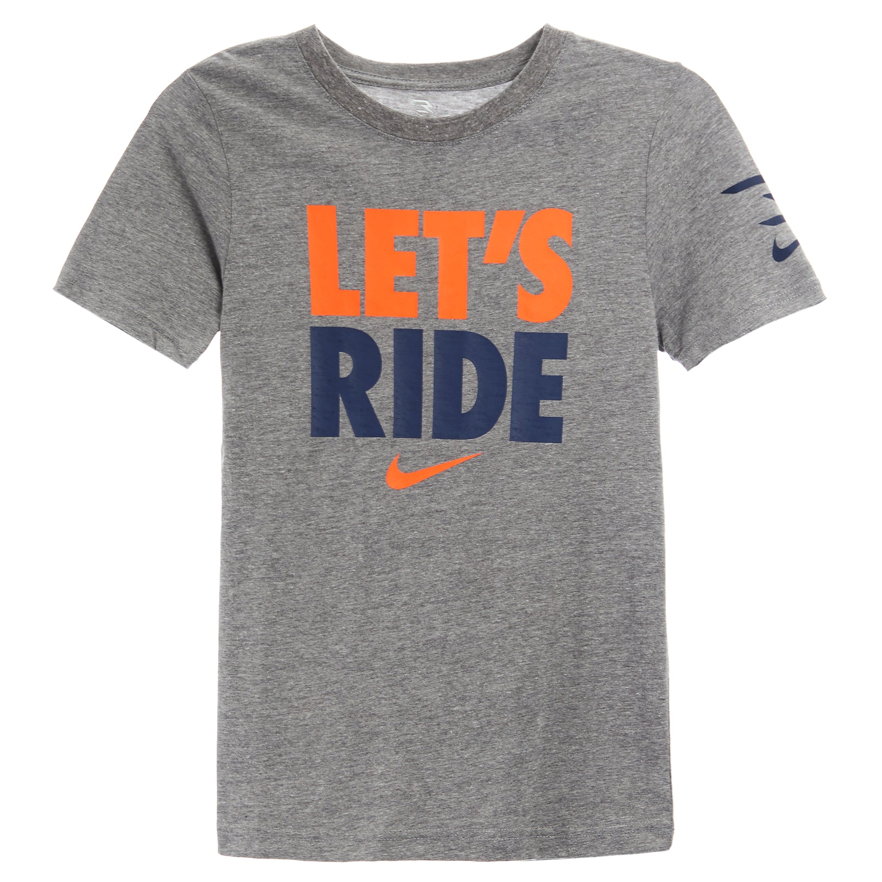 Lets Ride Tee Carbon Heather