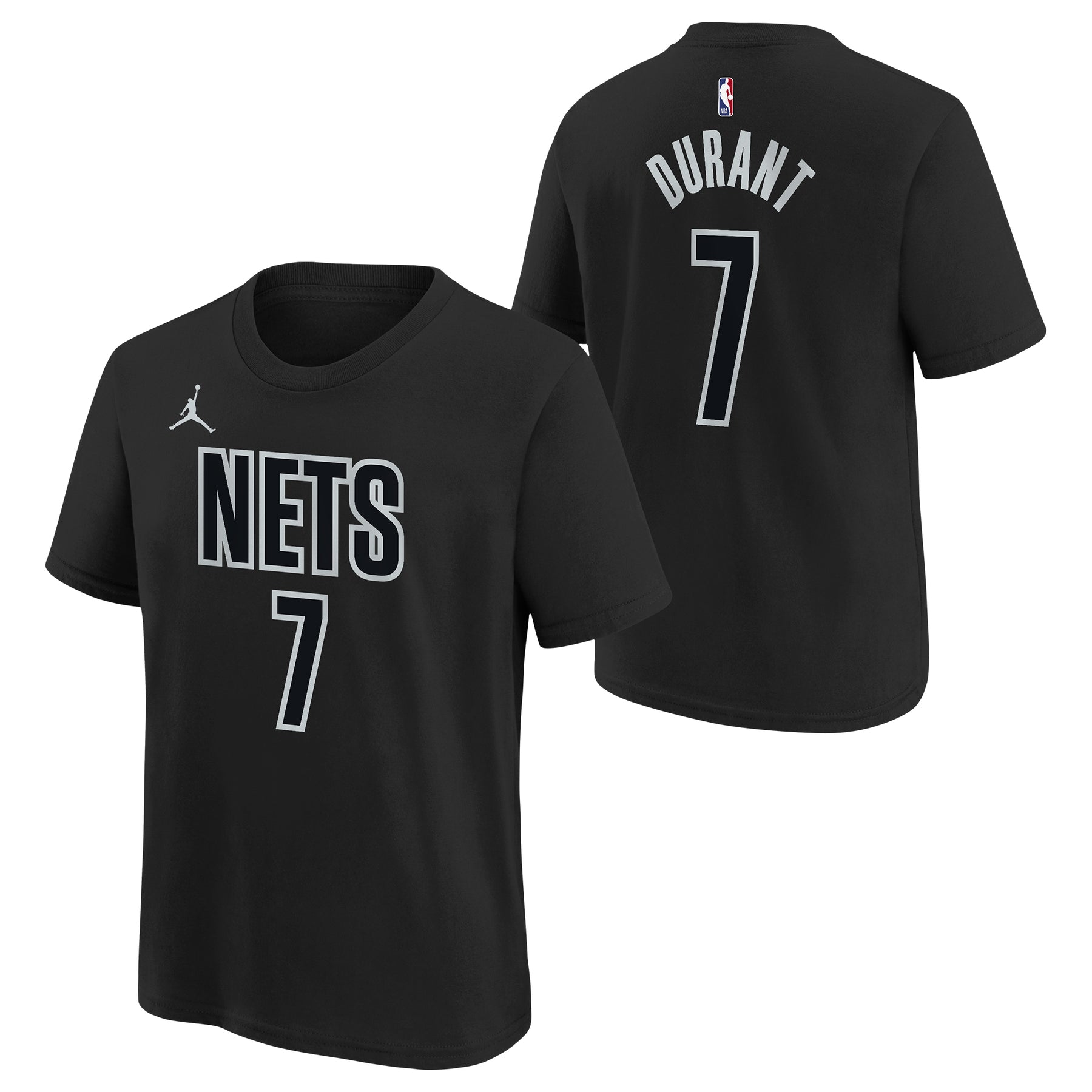Durant Nets Name and Number Tee