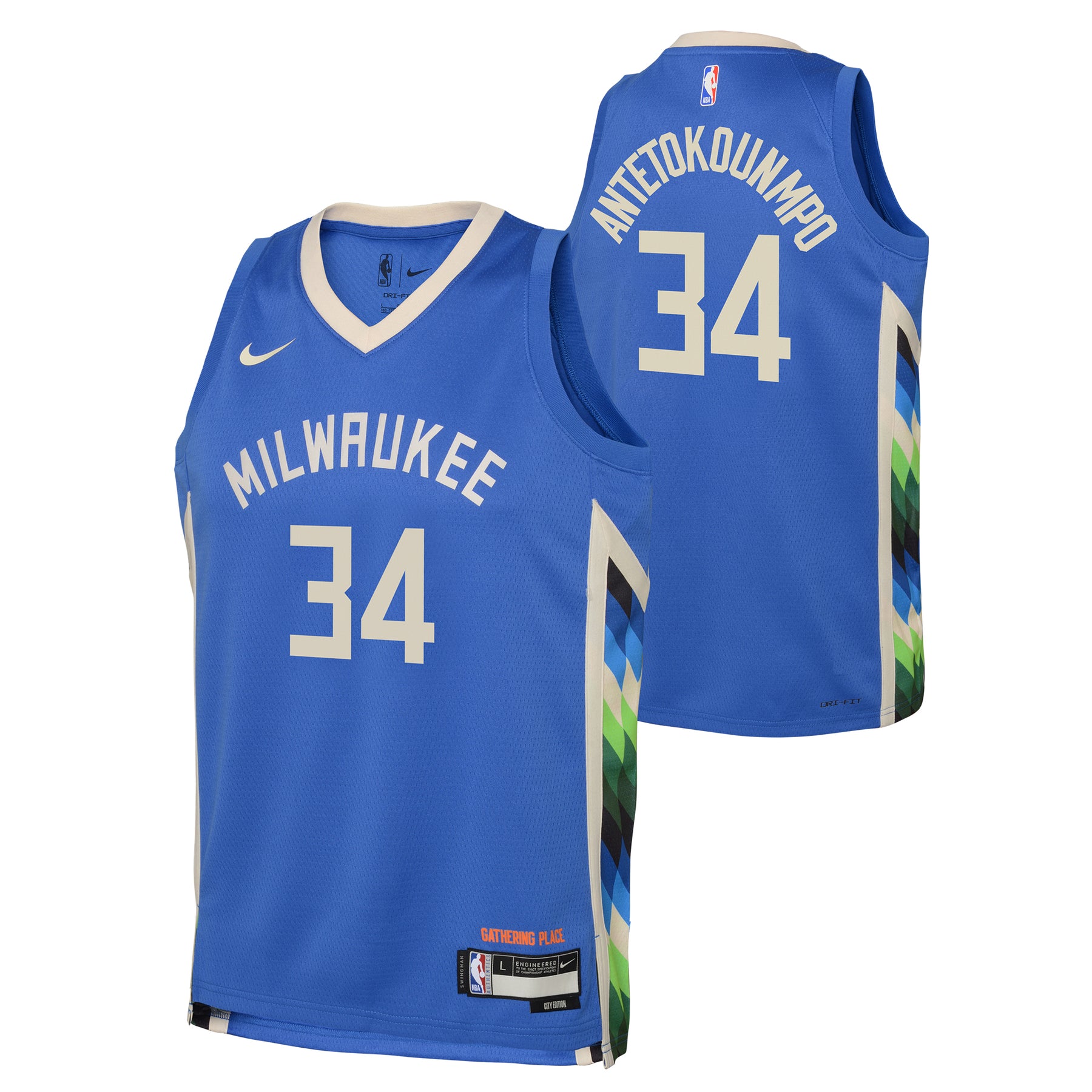 Antetokounmpo/Bucks City Edition Replica Jersey