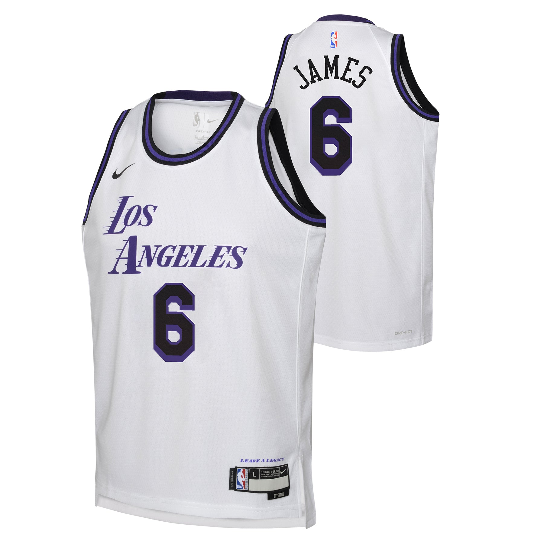 James/Lakers City Edition Replica Jersey