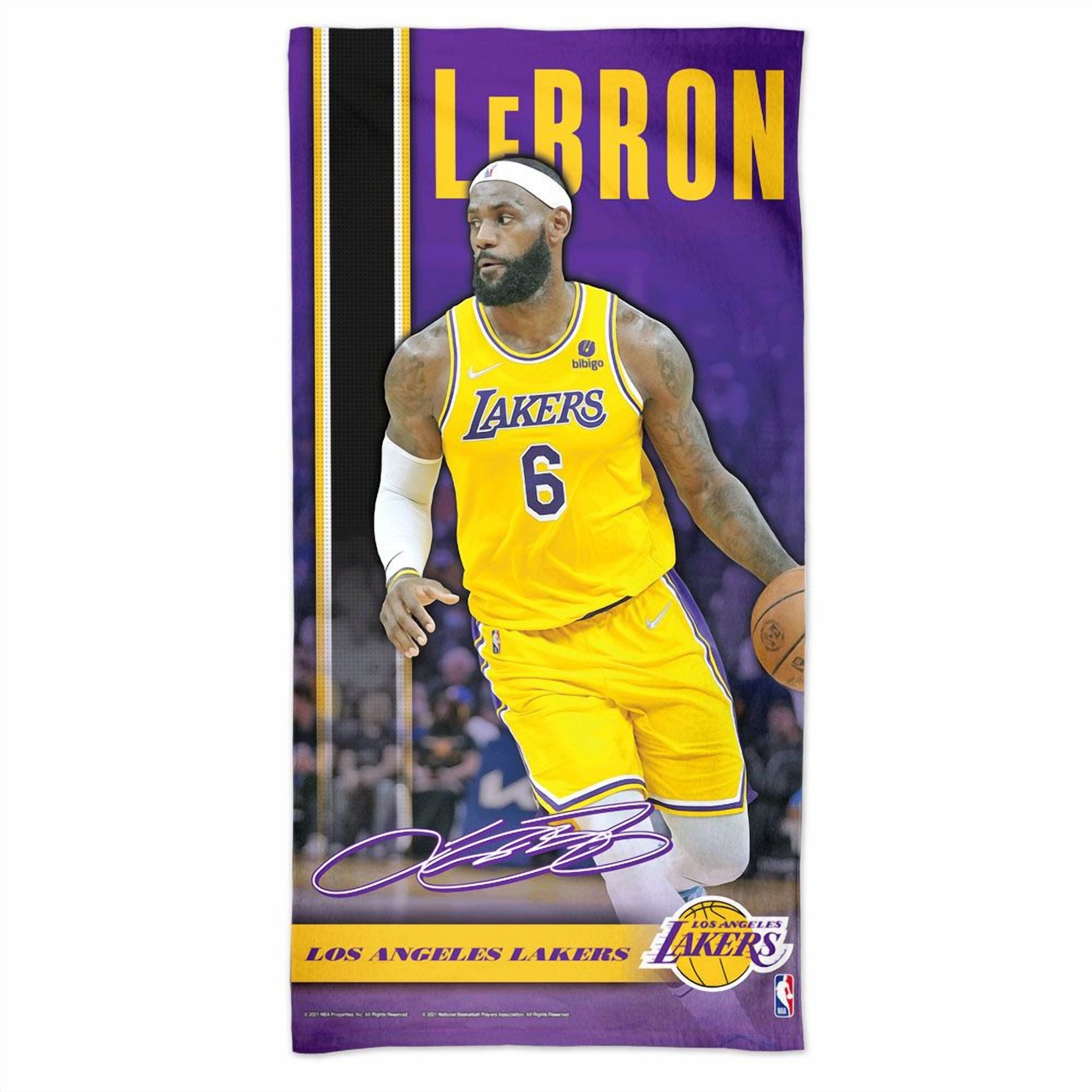 Lebron James LA Lakers Beach Towel