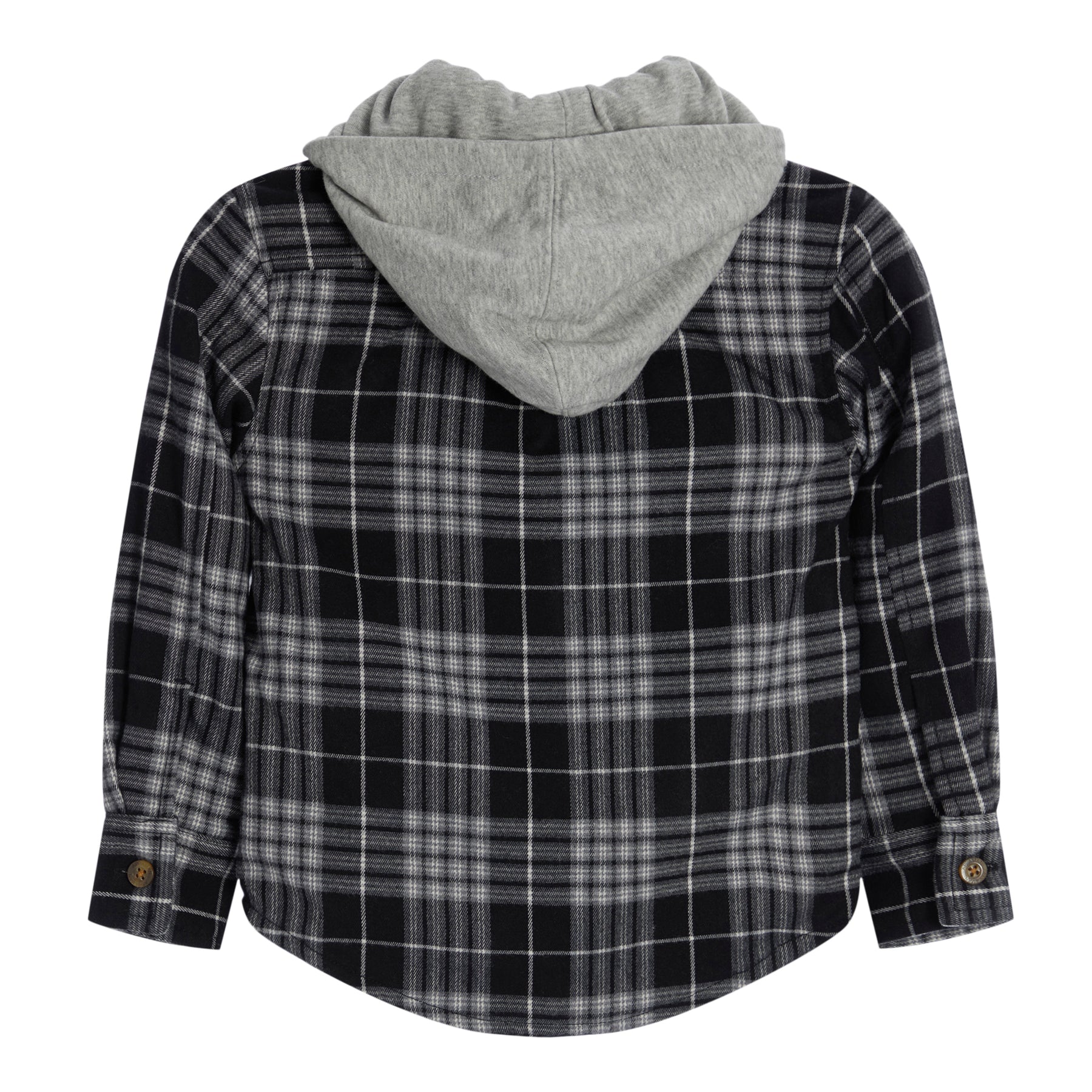 Glen Hooded Plaid Shirt