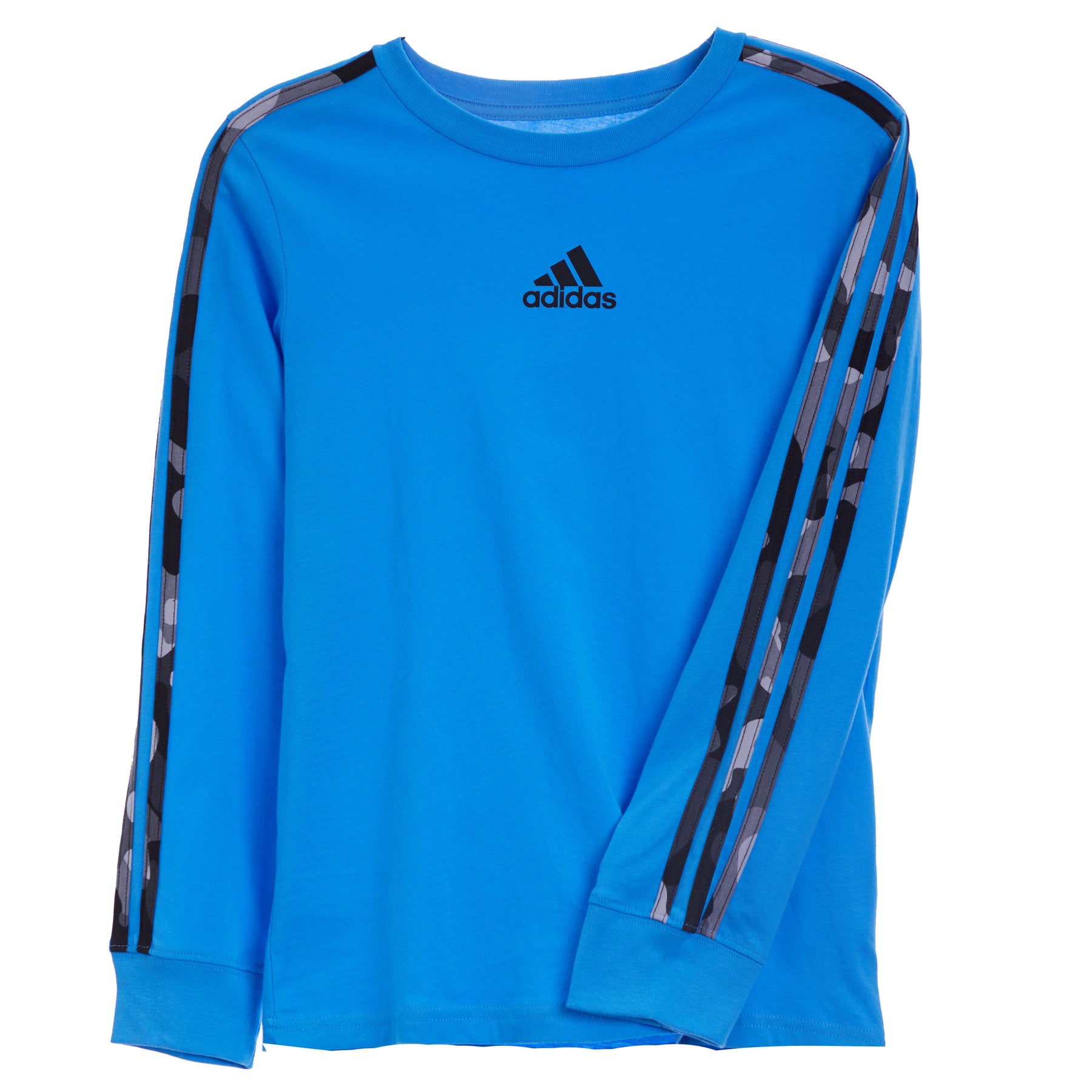 Core Camo Stripe L/S Tee Pulse Blue