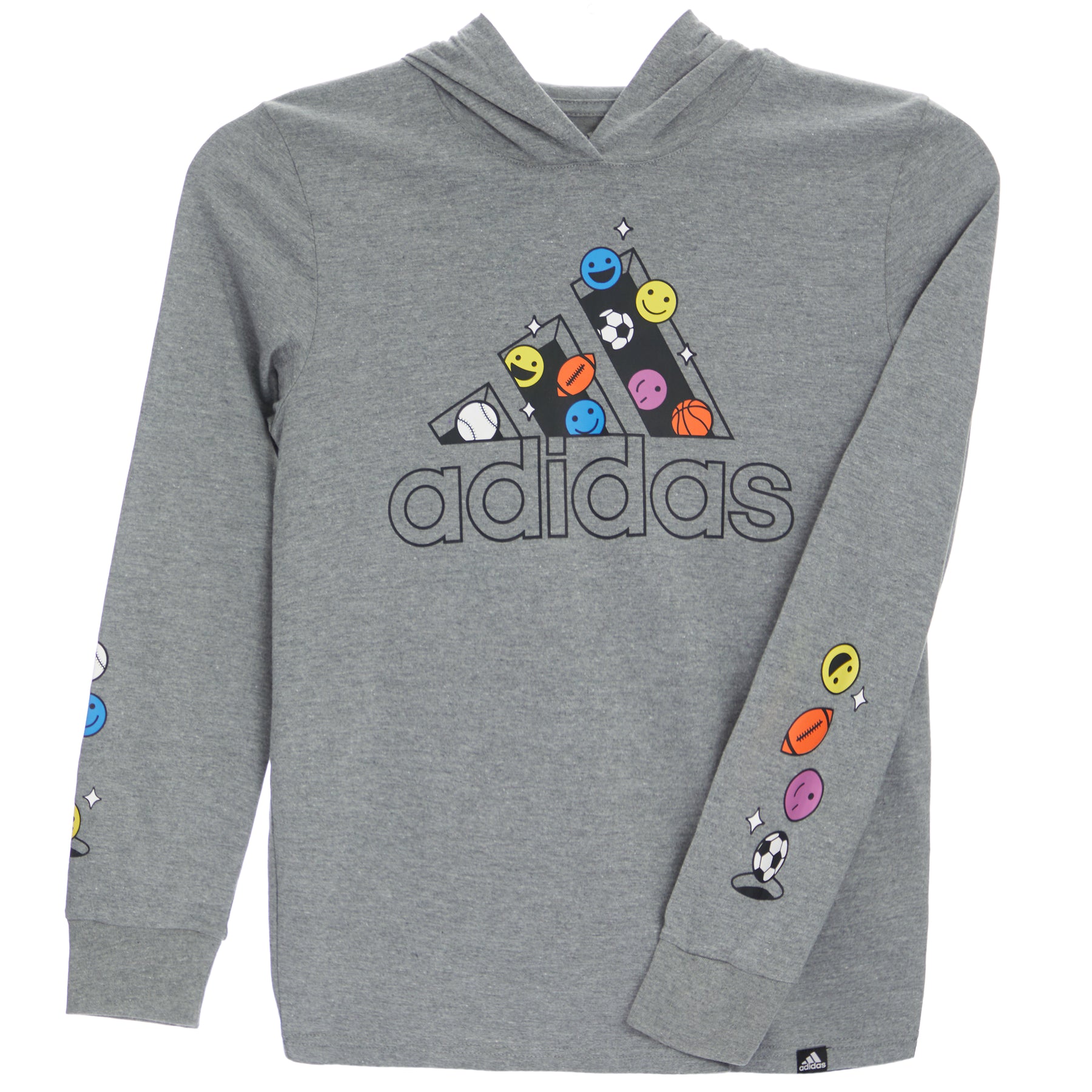 Smile Surprise Long Sleeve Hooded Tee