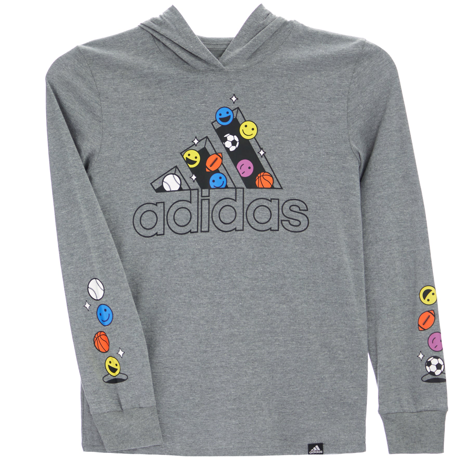 Smile Surprise Long Sleeve Hooded Tee