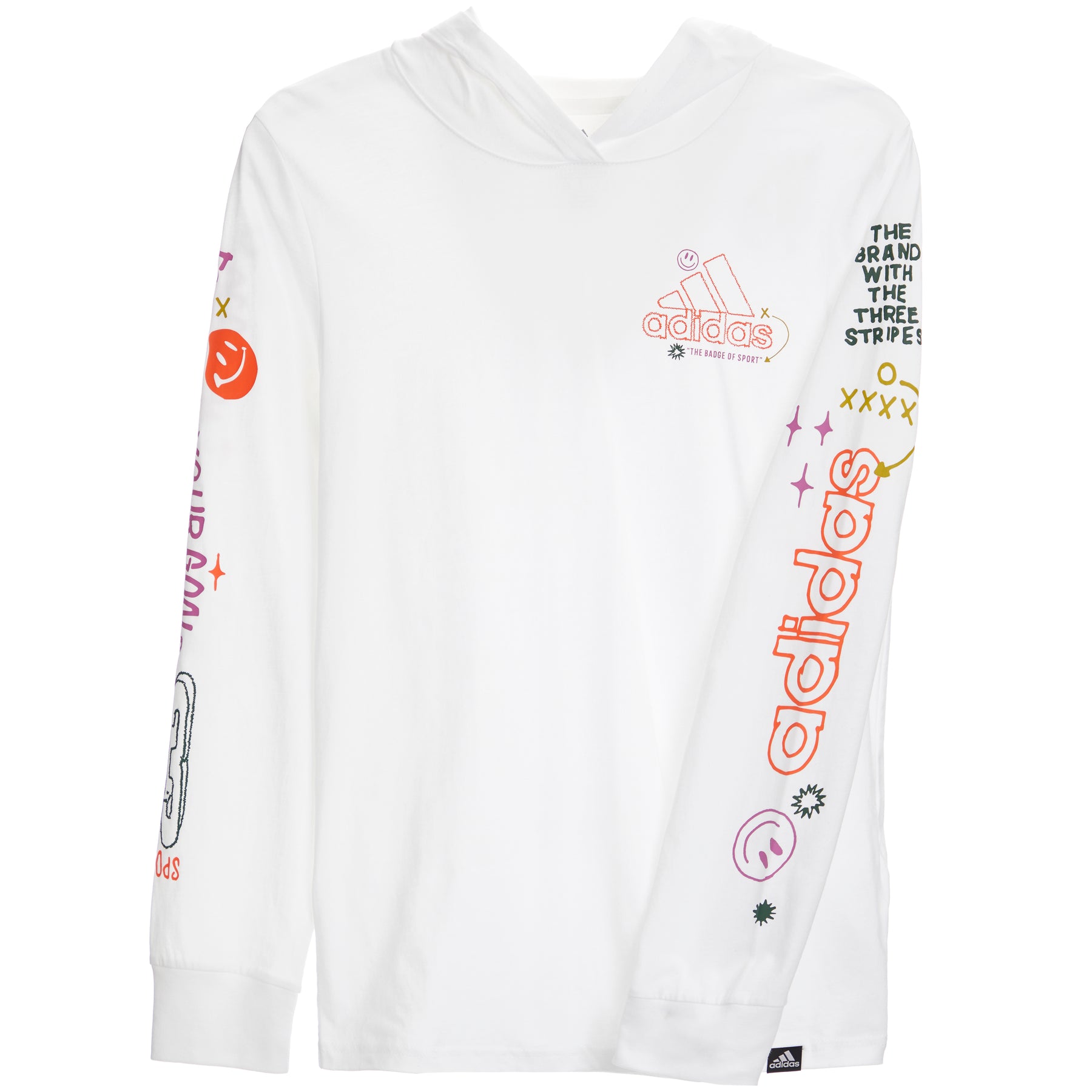 Adidas Doodle Hooded L/S Tee