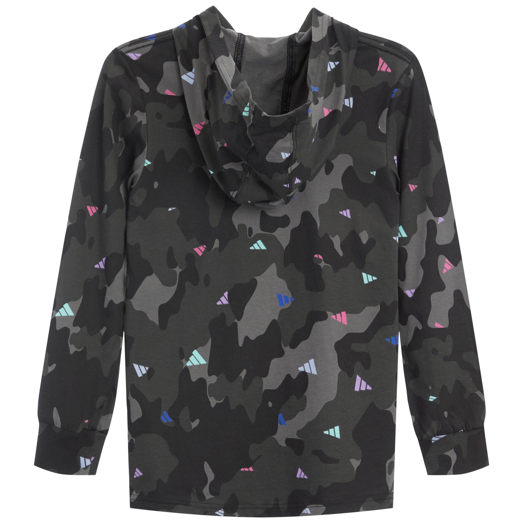 Strength Camo long sleeve hoodie tee