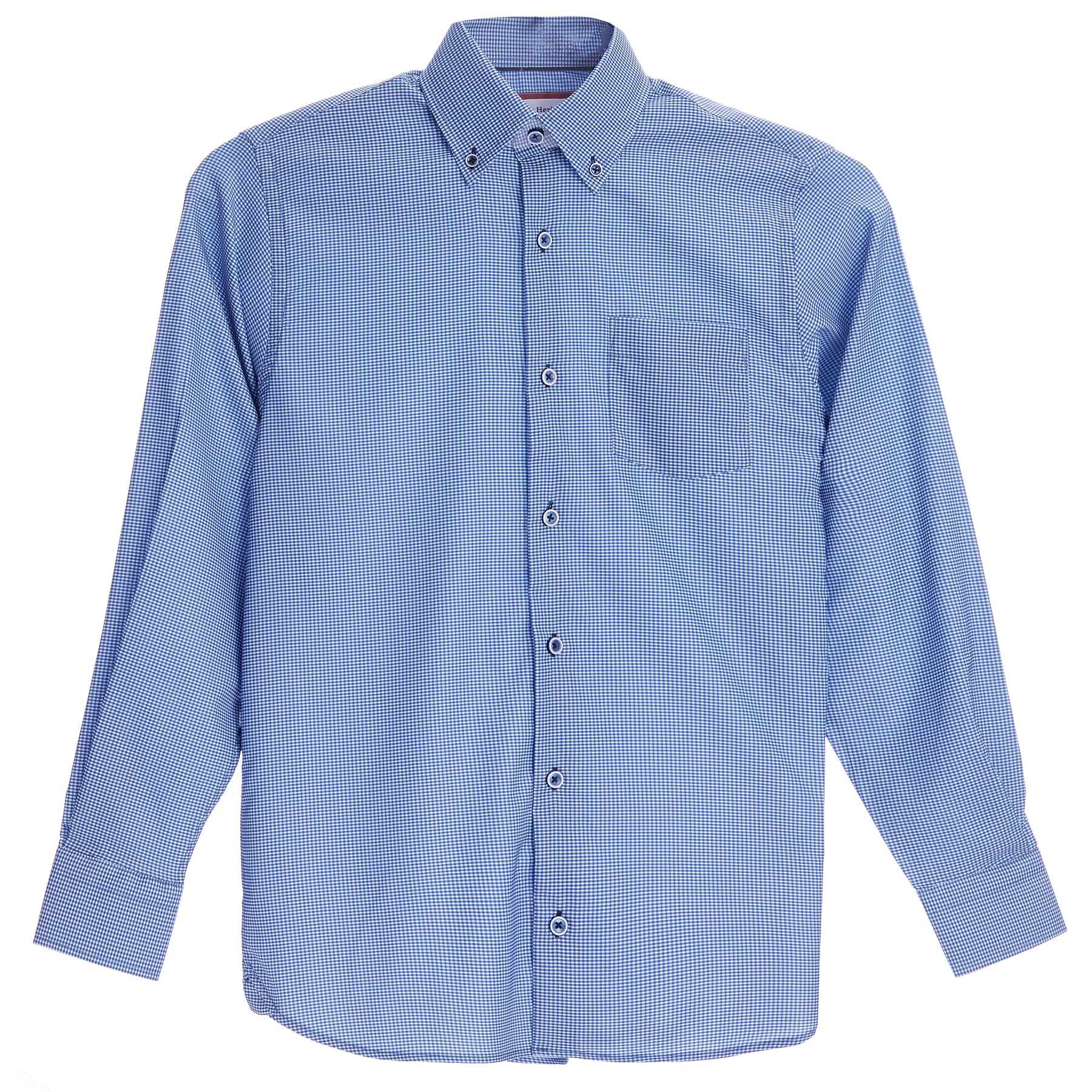 Blue Check Dress Shirt