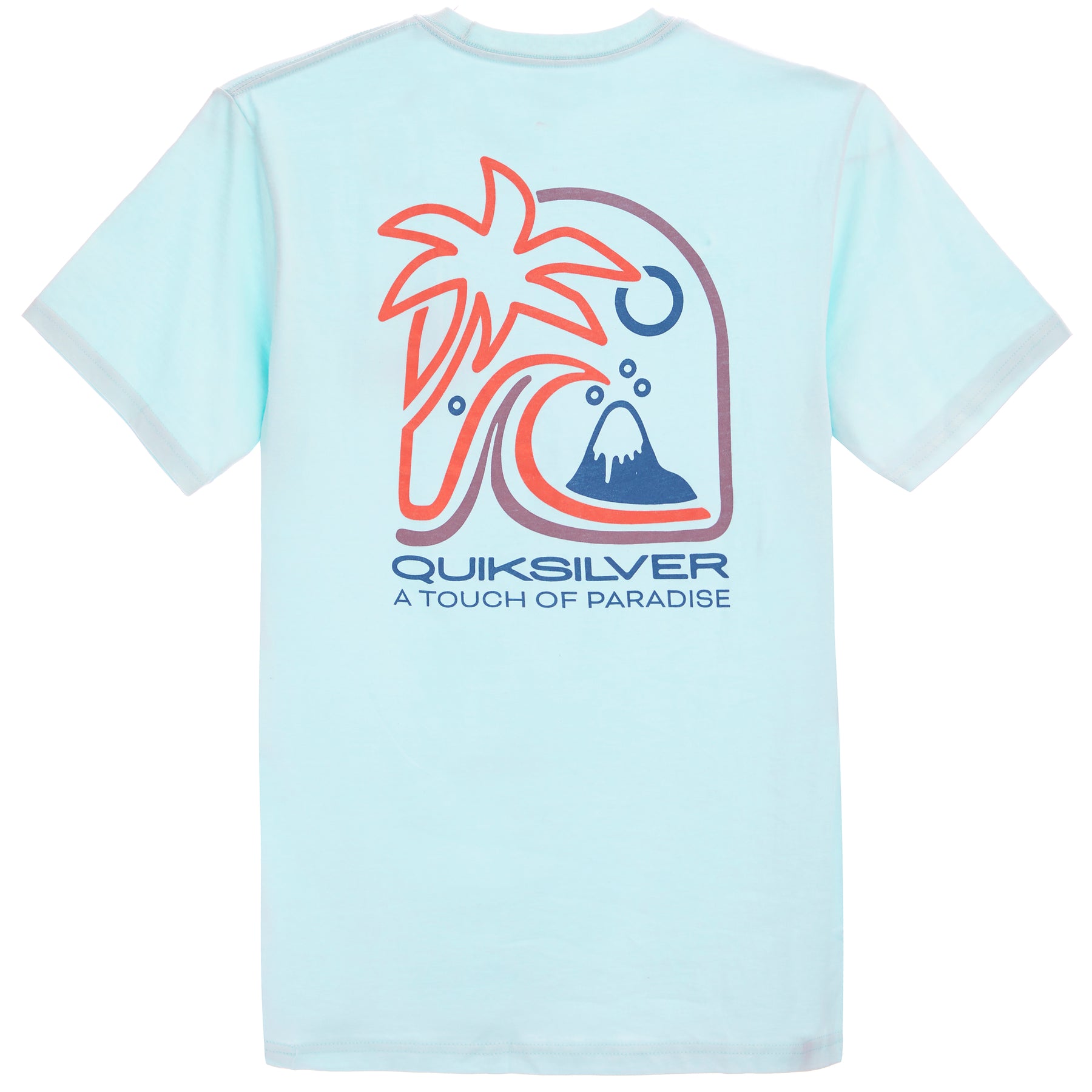 Pacific Theme Short Sleeve Tee Iced Aqua