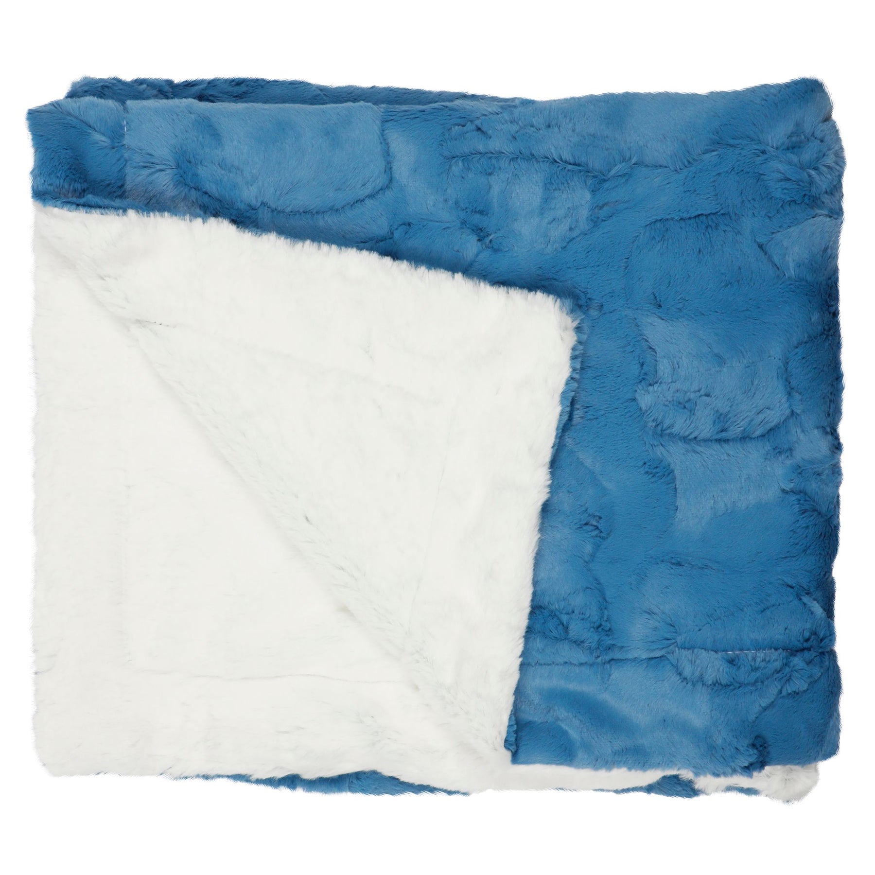 Ava Bluebell Plush Baby Blanket