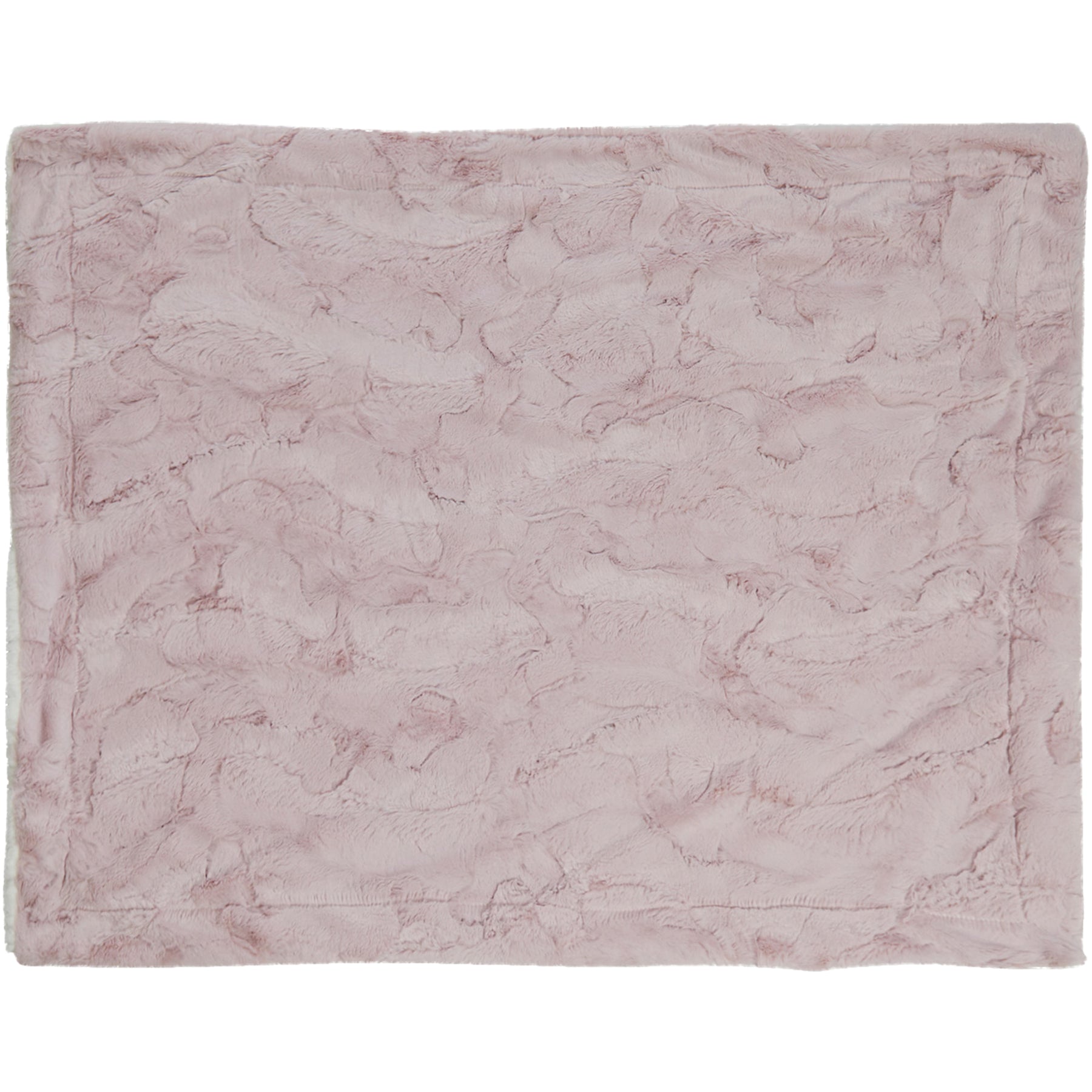 Ava Mauve Plush Baby Blanket