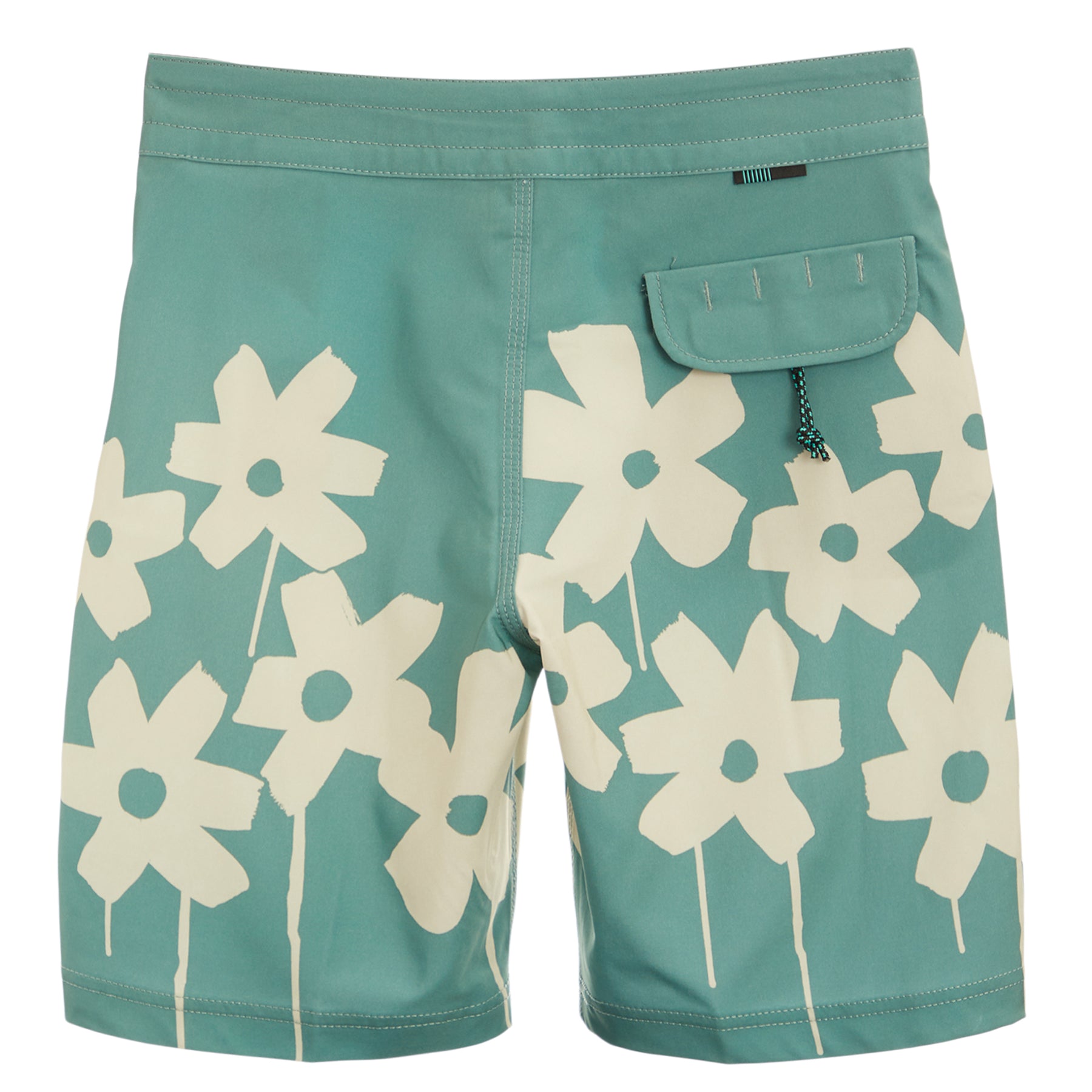 Water Logged 17in Board Short Smokey Jade