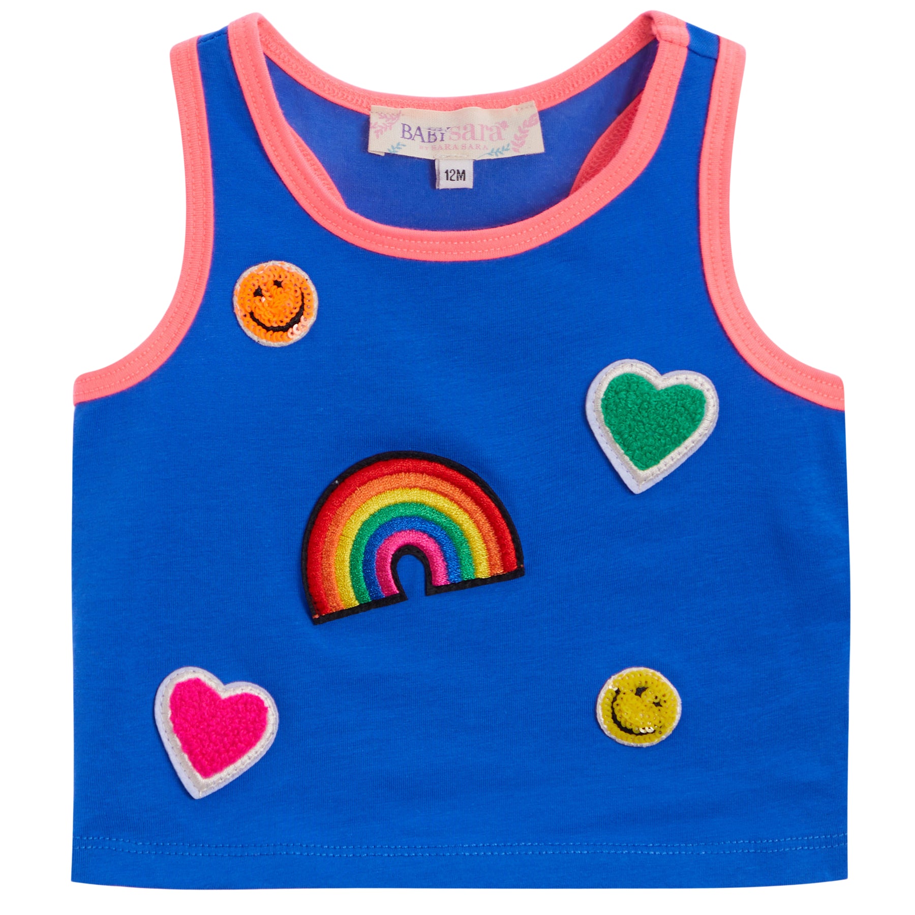 Tank Top with Patches