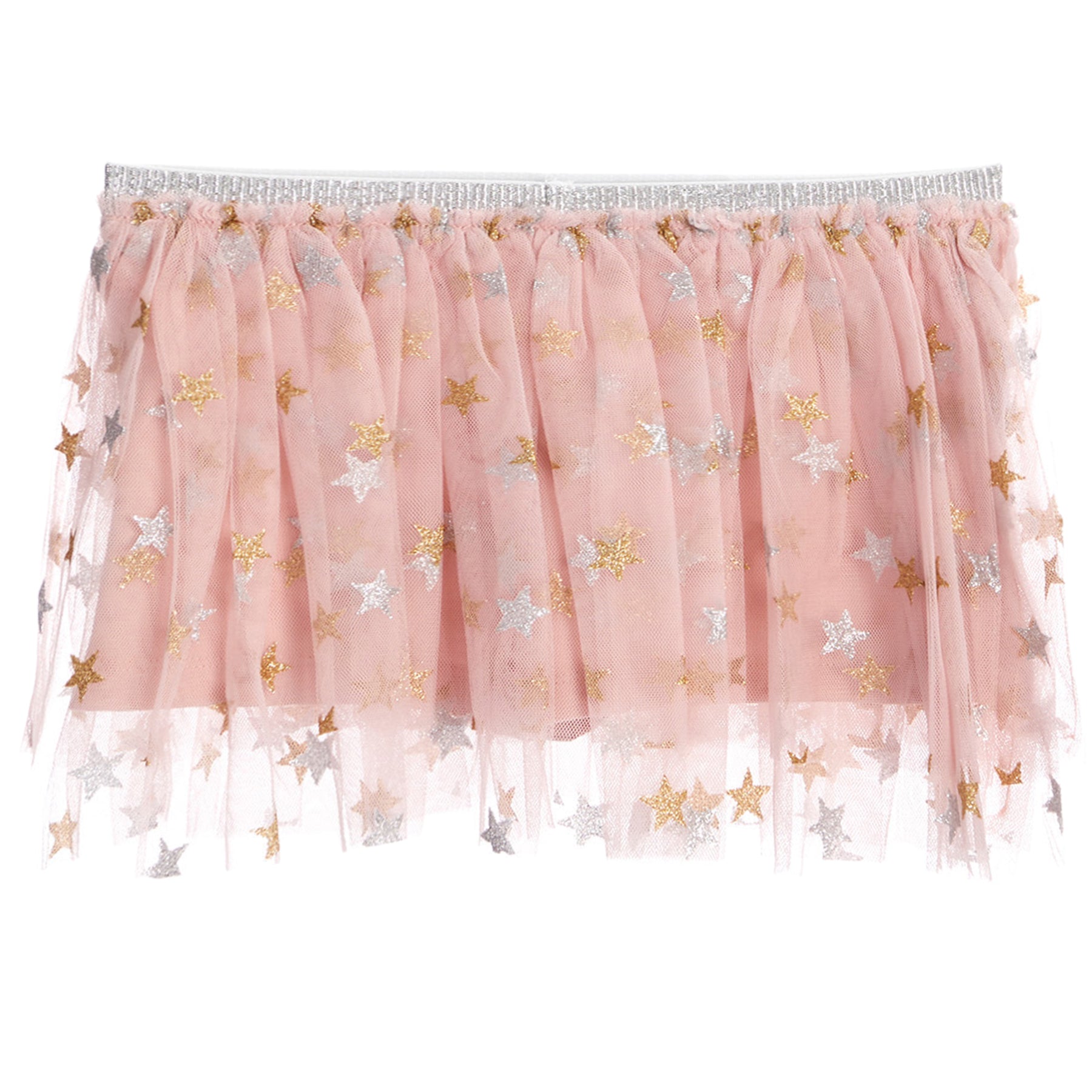 Tulle Skirt with Gold Stars