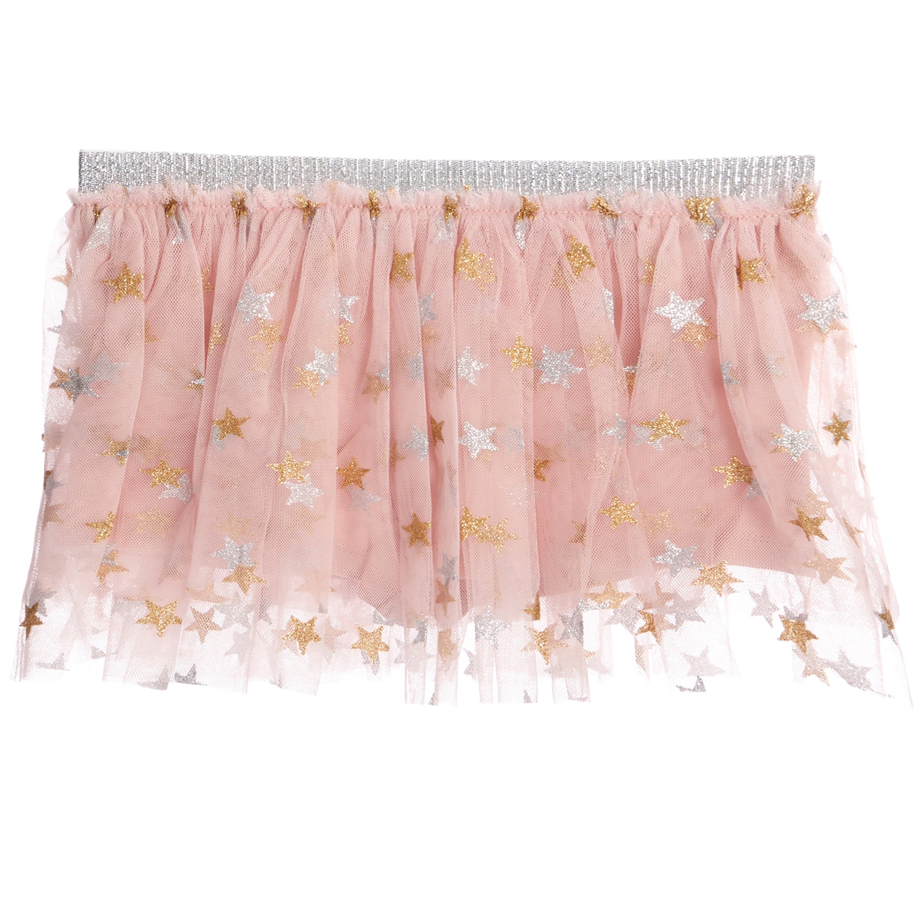 Tulle Skirt with Gold Stars