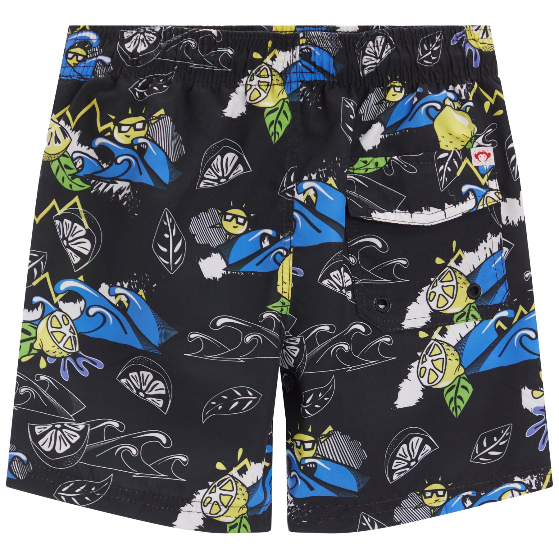 Mid Length Lemon Chill Swim Trunk